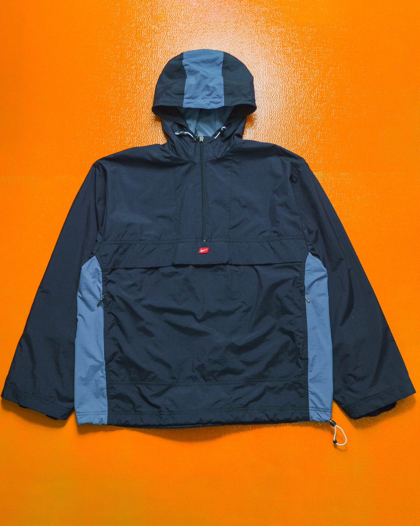 Fall 2001 Navy / Blue Panelled Quarter Zip Pullover Jacket (~M~)