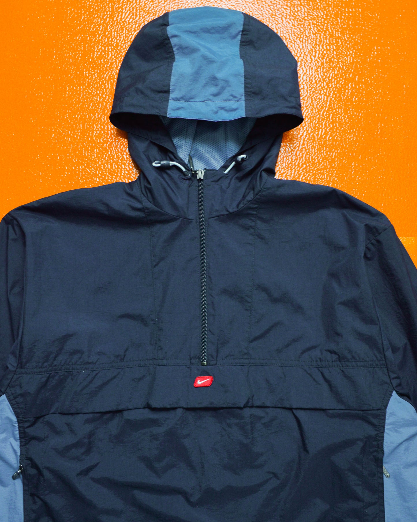 Fall 2001 Navy / Blue Panelled Quarter Zip Pullover Jacket (~M~)