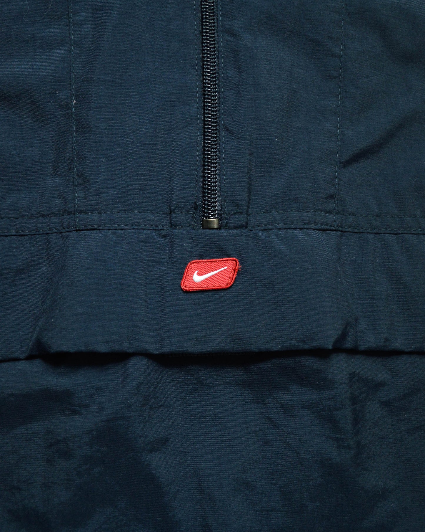 Fall 2001 Navy / Blue Panelled Quarter Zip Pullover Jacket (~M~)