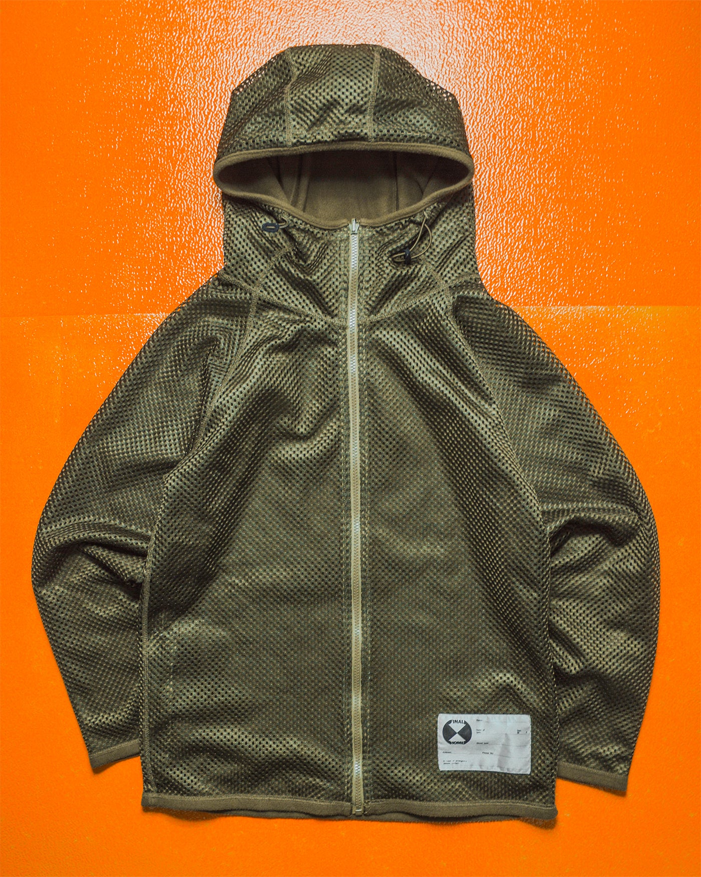 Autumn 1999 Mesh Skin Layer Fleece Olive Zip Up (S~M)
