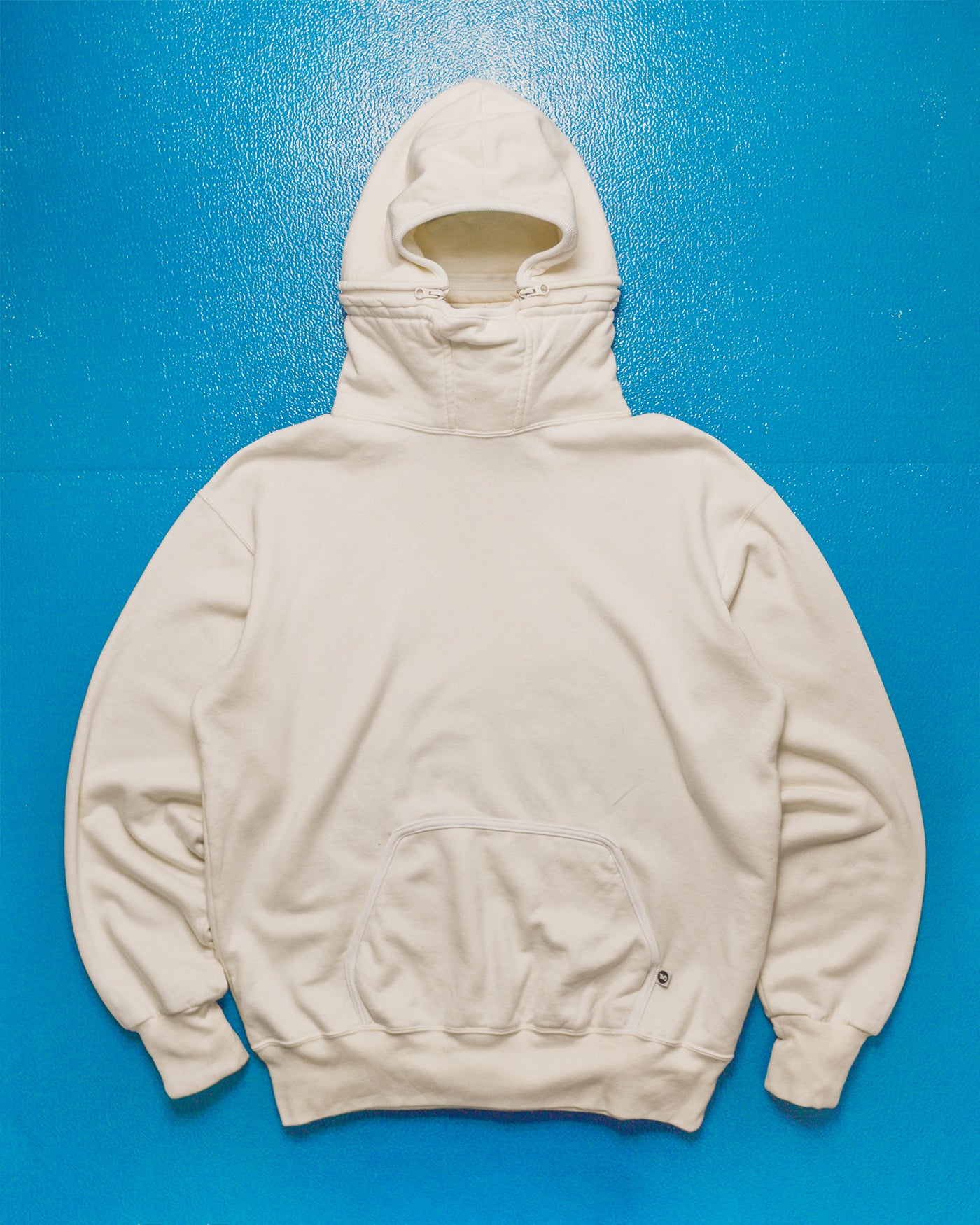 2000 Detachable Hood Off White Hoody (L)