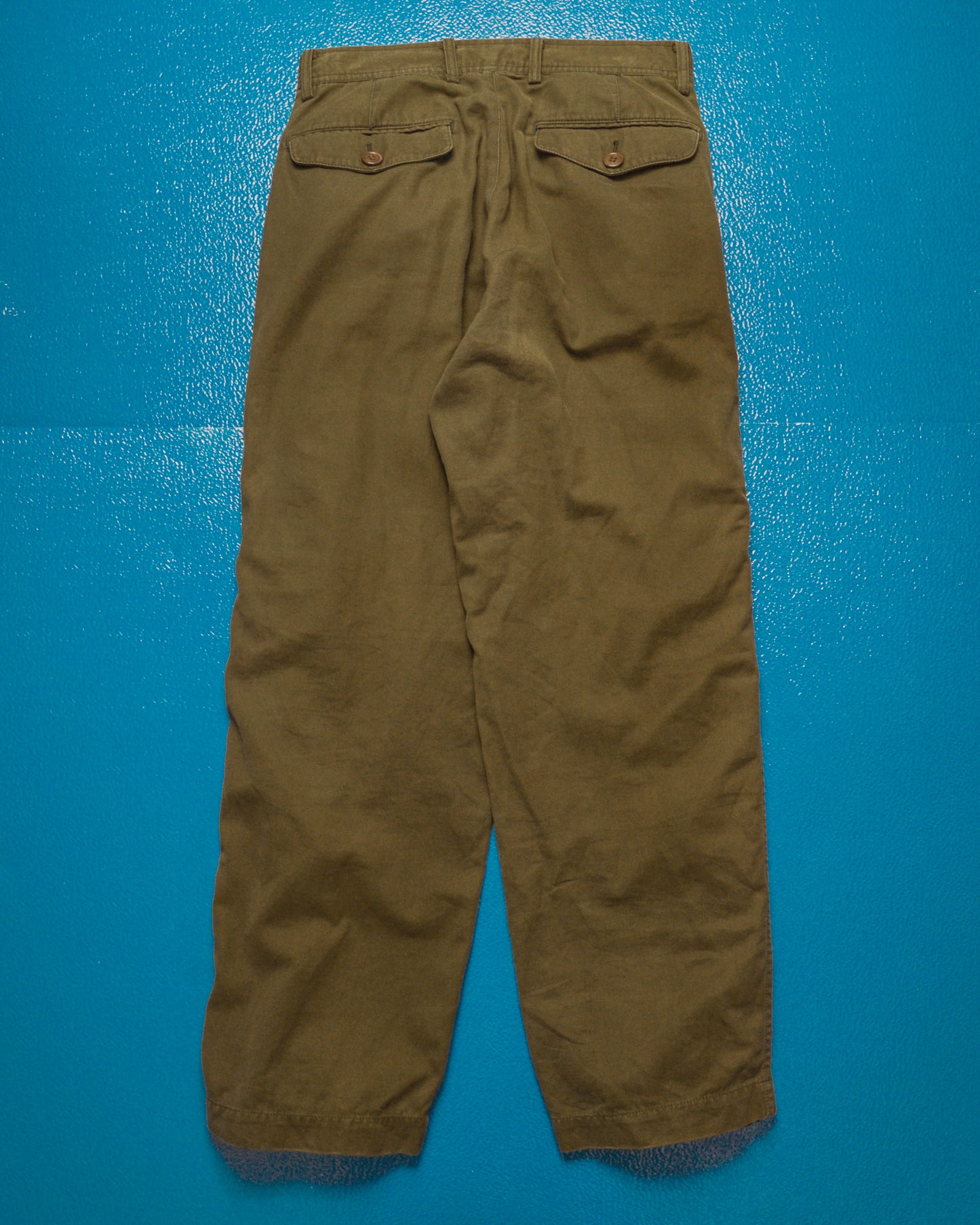 SS01 Concealed Pocket Full Zip Olive Cargo Pants (~28~)