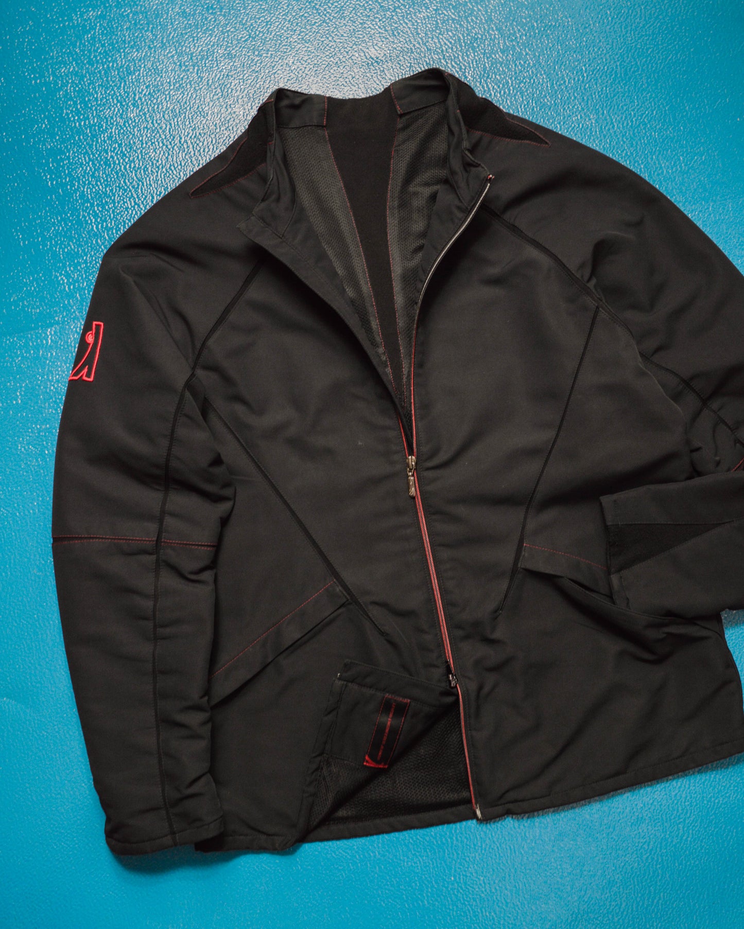 Engineered Jeans Futuristic Tectonic Panelled Track Top / Jacket (M~L)