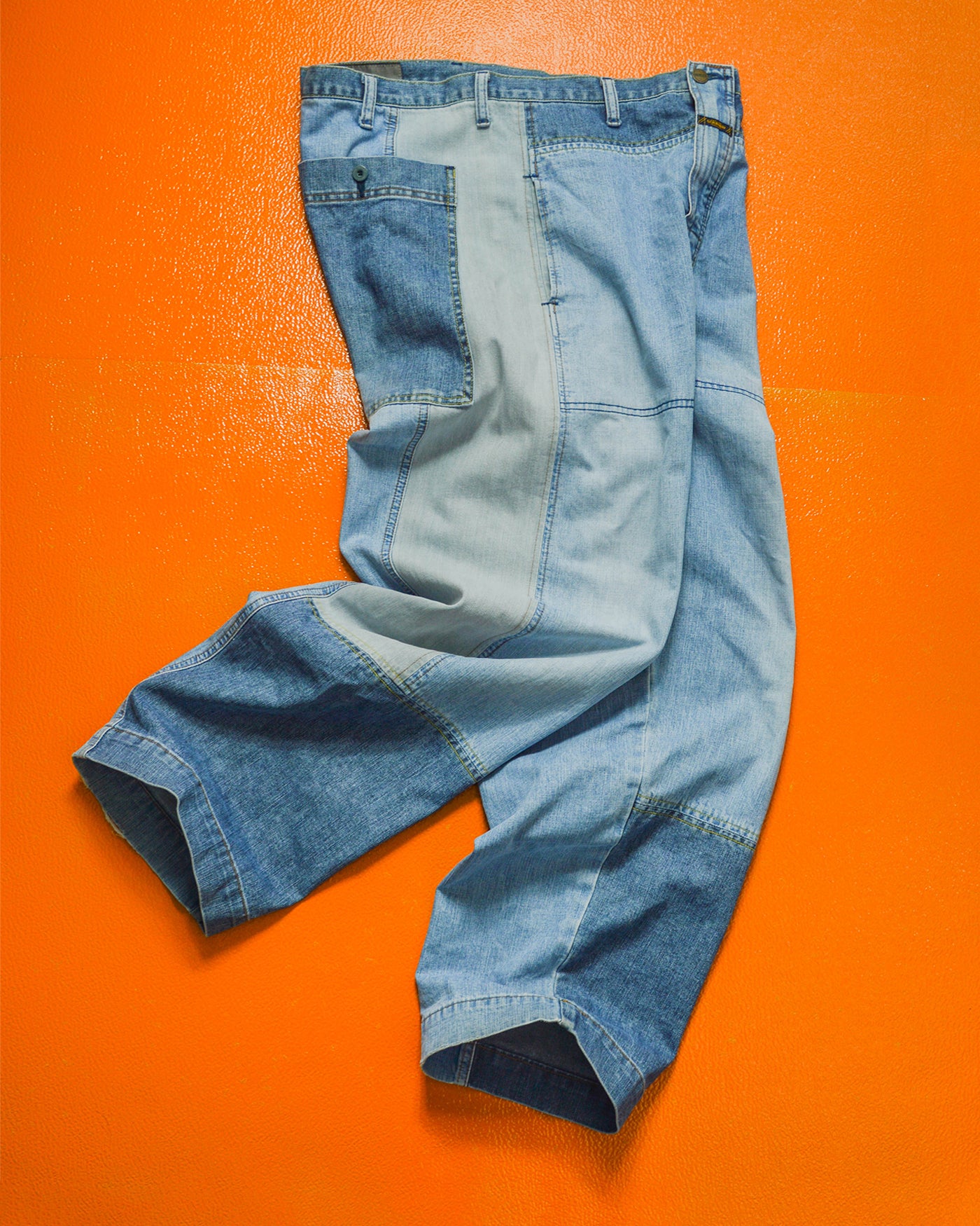 Early 2000s Patchwork Jeans  Denim (32~34)