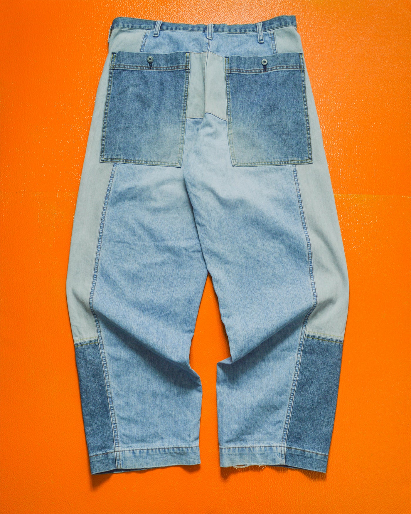 Early 2000s Patchwork Jeans  Denim (32~34)