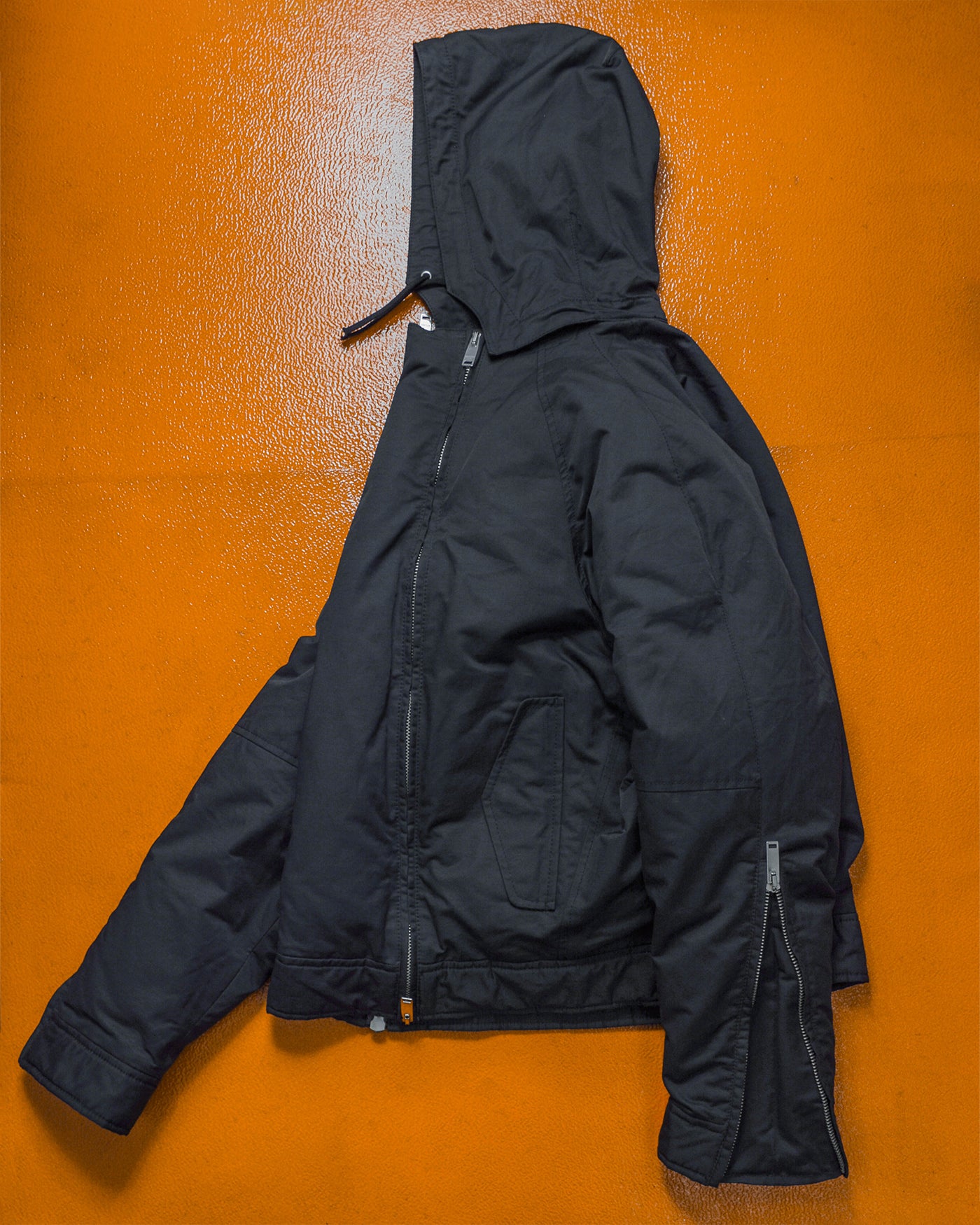 Early 2000s Goose Down Dual Zipper Deep Navy Puffer Jacket (~M~)