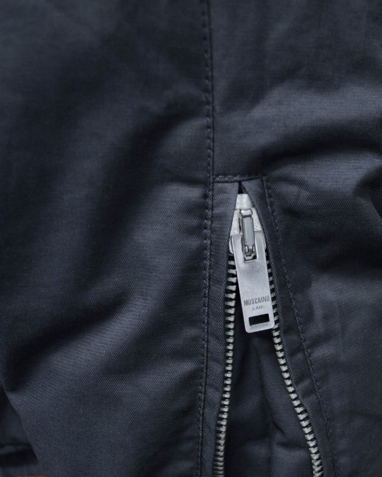 Early 2000s Goose Down Dual Zipper Deep Navy Puffer Jacket (~M~)