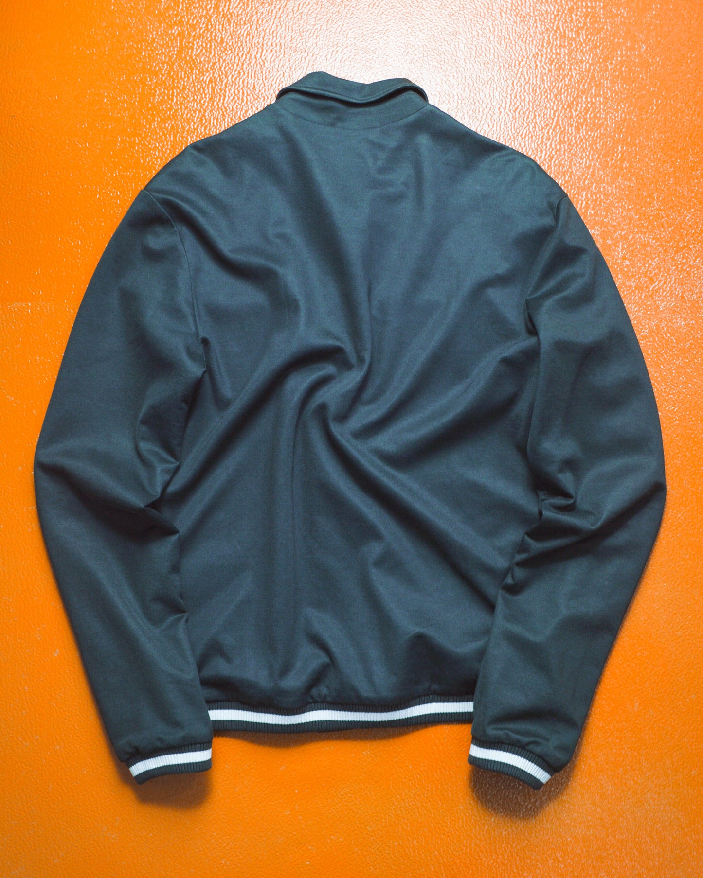 Mid 2000s Button Up Lined Polo Jacket (S~M)