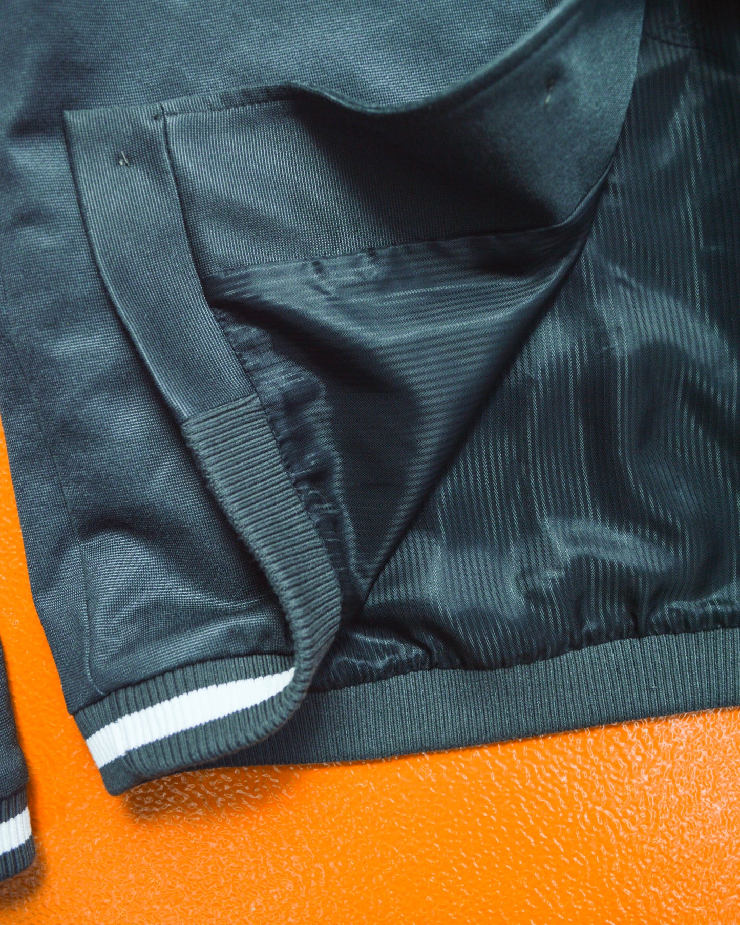 Mid 2000s Button Up Lined Polo Jacket (S~M)