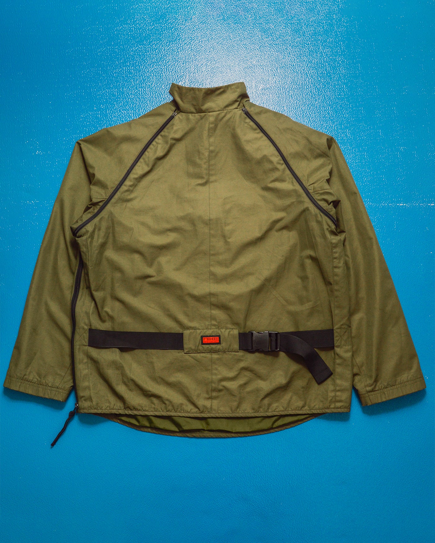 CD Player / Stash Pocket Quarter Zip Jacket (L)