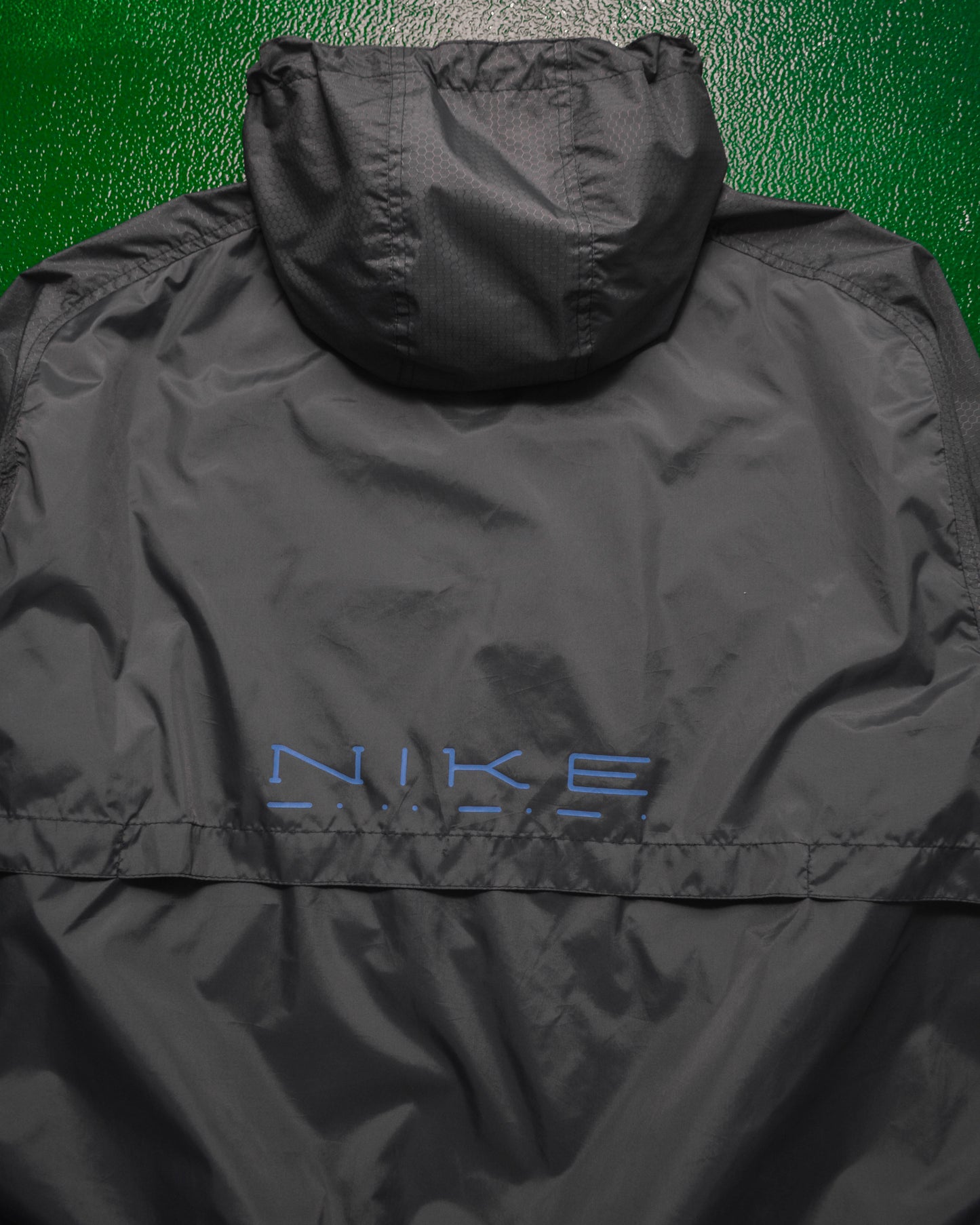 Fall 2001 Hex Nylon Panelled Pullover Quarter Zip Anorak Jacket (L)