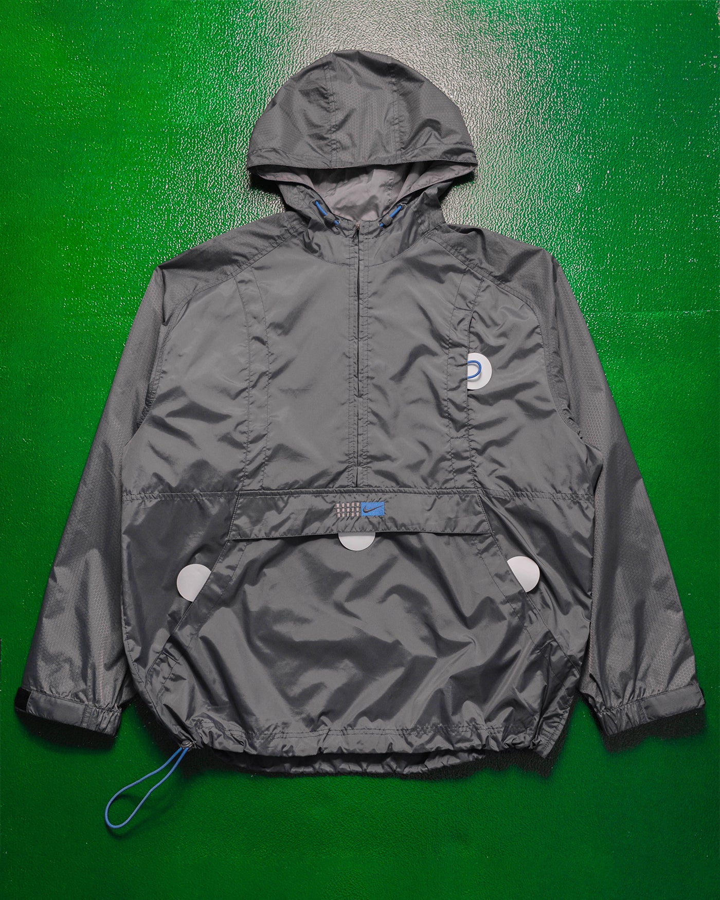 Fall 2001 Hex Nylon Panelled Pullover Quarter Zip Anorak Jacket (L)
