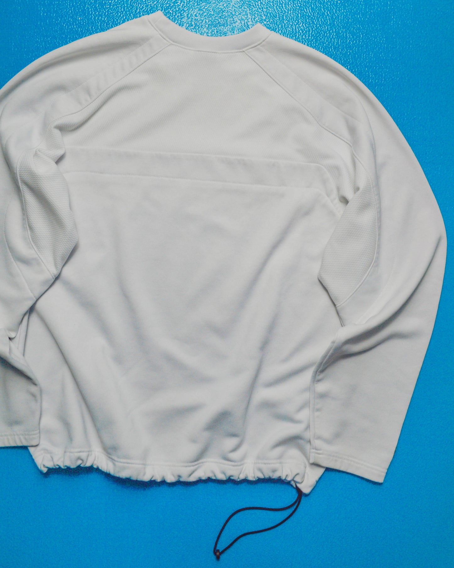 Nike Fall 2001 Textured Mesh Tonal Panelled Pullover Jumper (L)