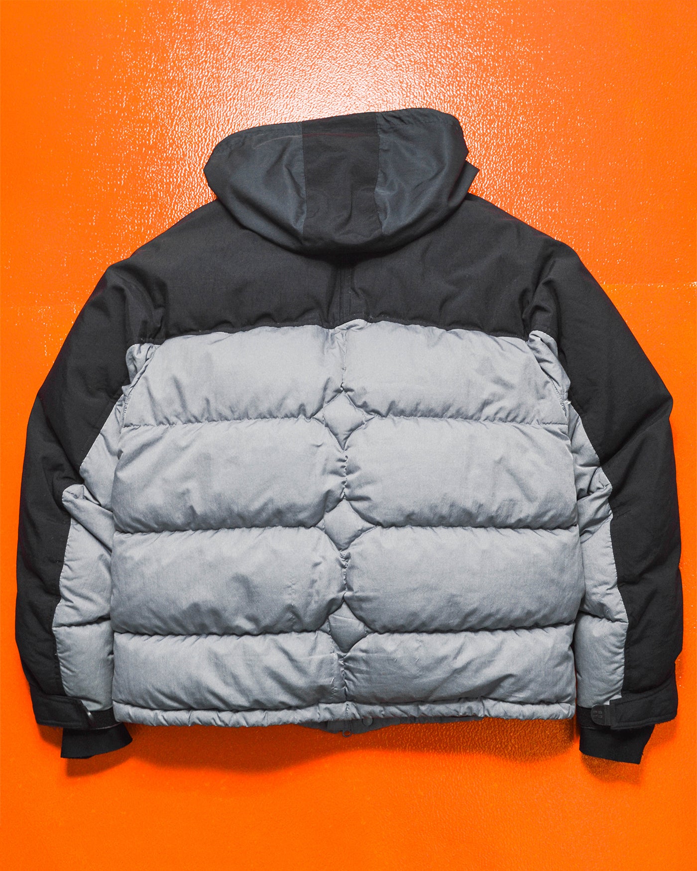 Fall 2003 Sports Deluxe Series Two - Tone Spine Panelled Puffer Jacket  (L)
