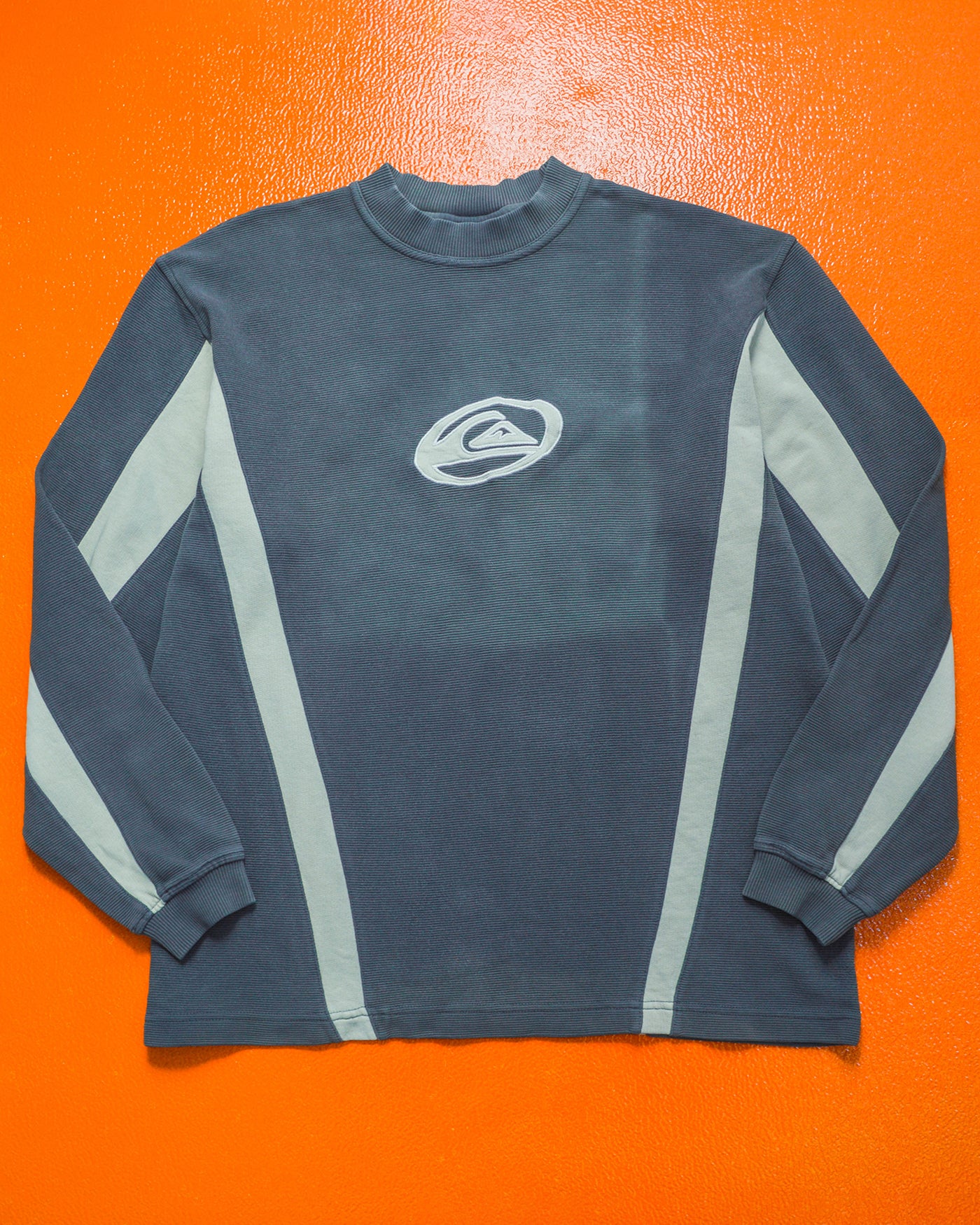 Ribbed Panelled Sun Faded Jumper (M)