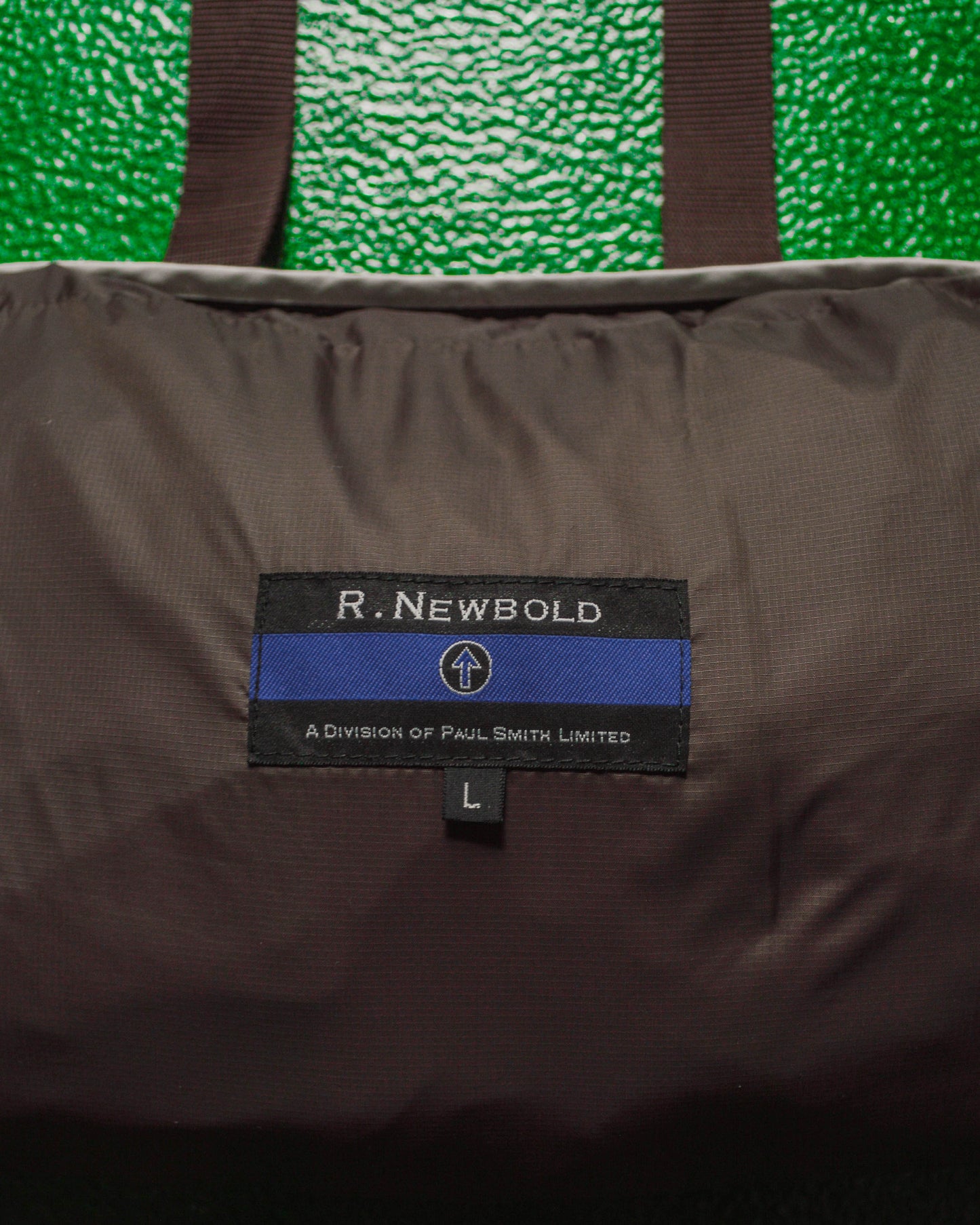 Packable Brown Panelled Nylon Jacket (M~L)
