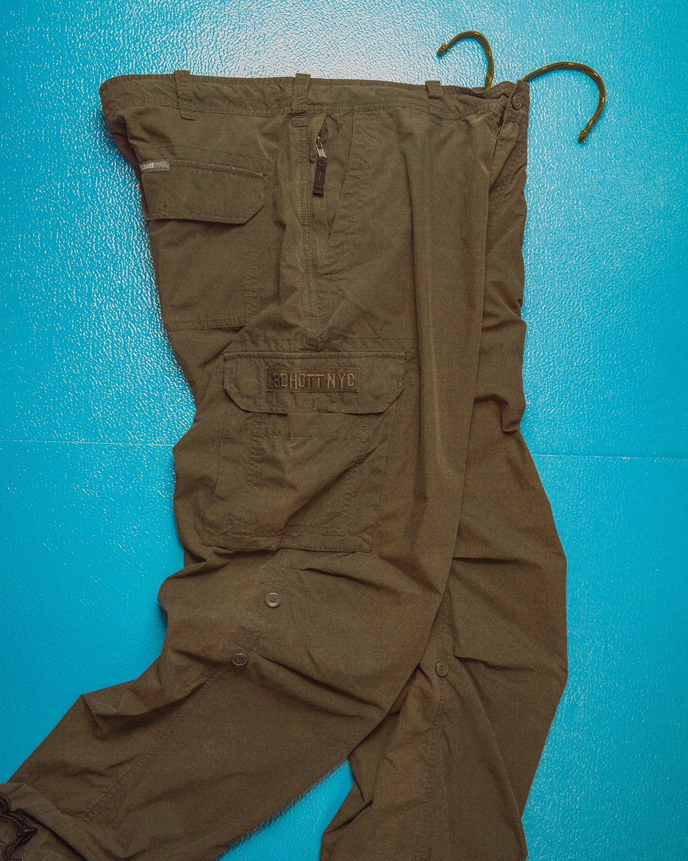 Muted Olive Brown Knee Dart Snopant / Military Style Multipocket Cargo Pants (34~38)