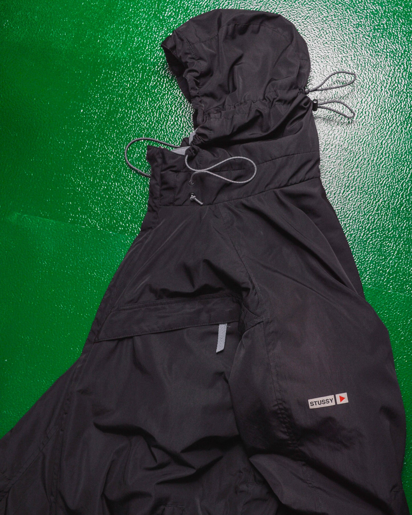 Fitness Play Logo Black Windbreaker Jacket (L)