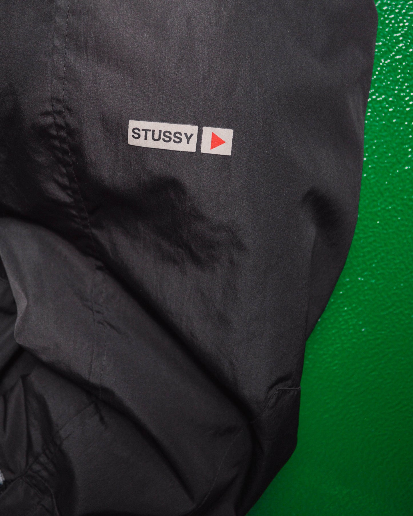 Fitness Play Logo Black Windbreaker Jacket (L)
