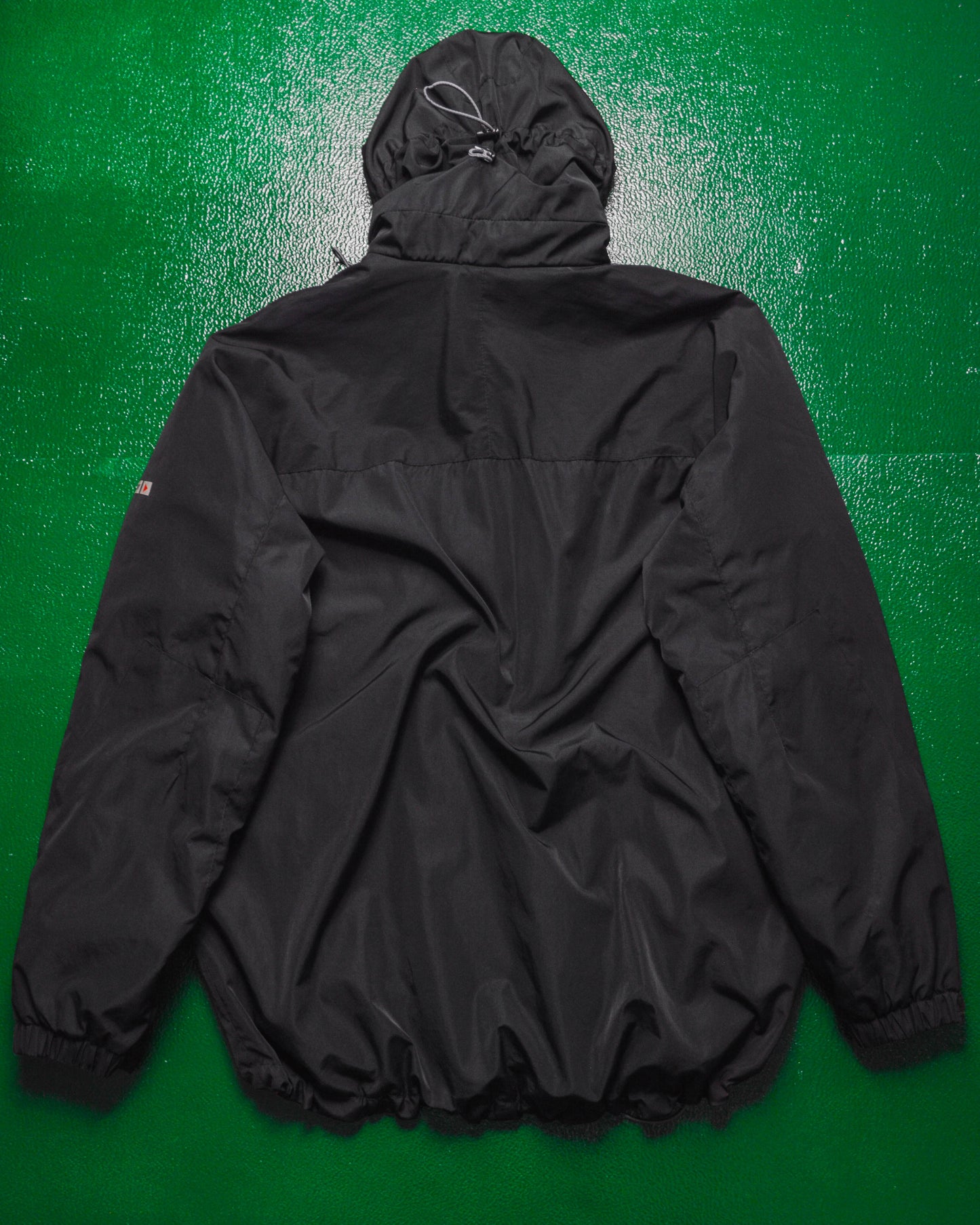 Fitness Play Logo Black Windbreaker Jacket (L)