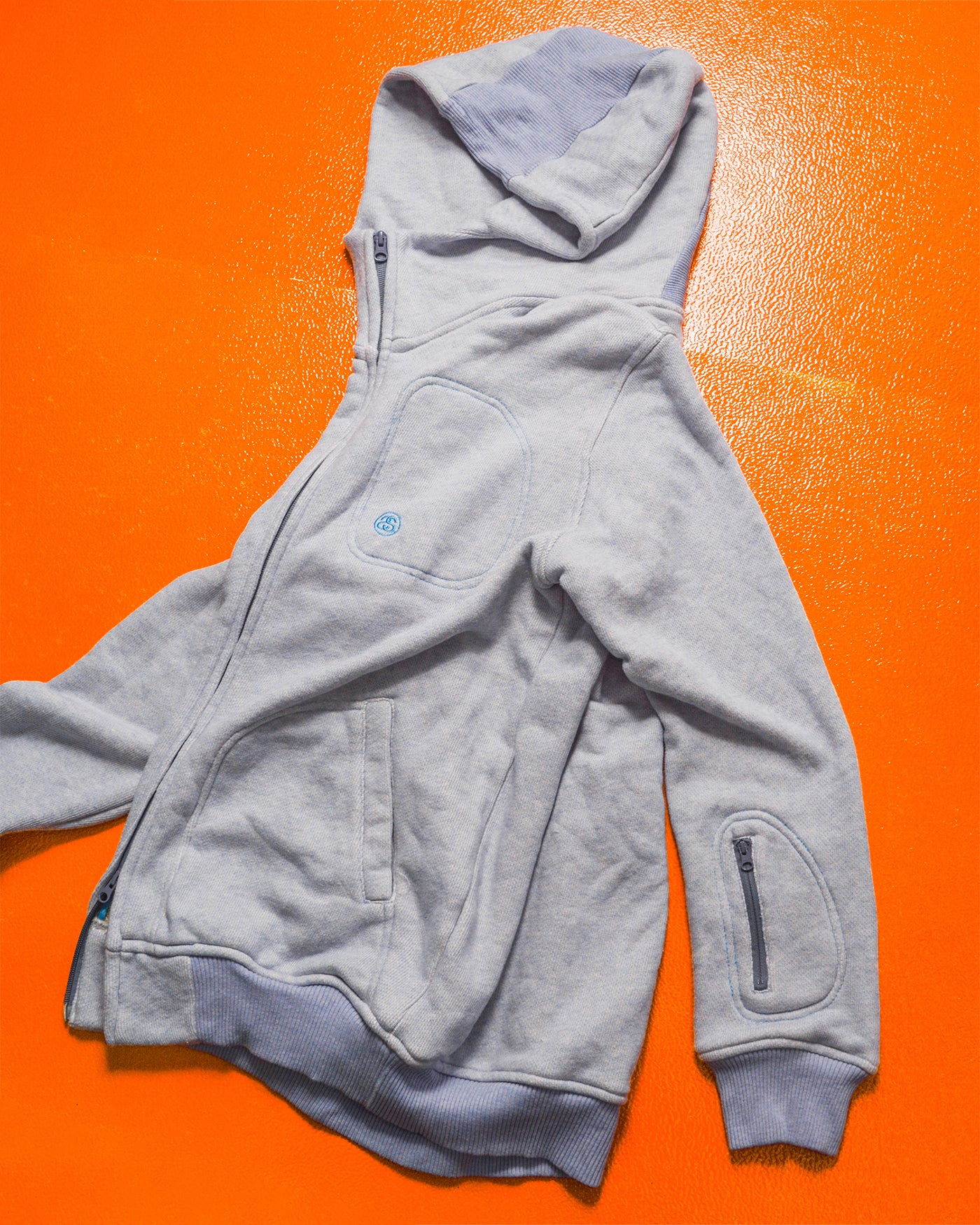 Waffle Knit Zip Up Tactical Hoody (XL)