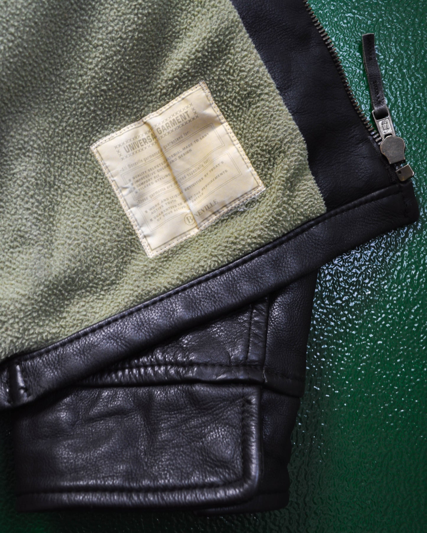 Boneville Deep Brown Heavy Leather Work Jacket (~L~)