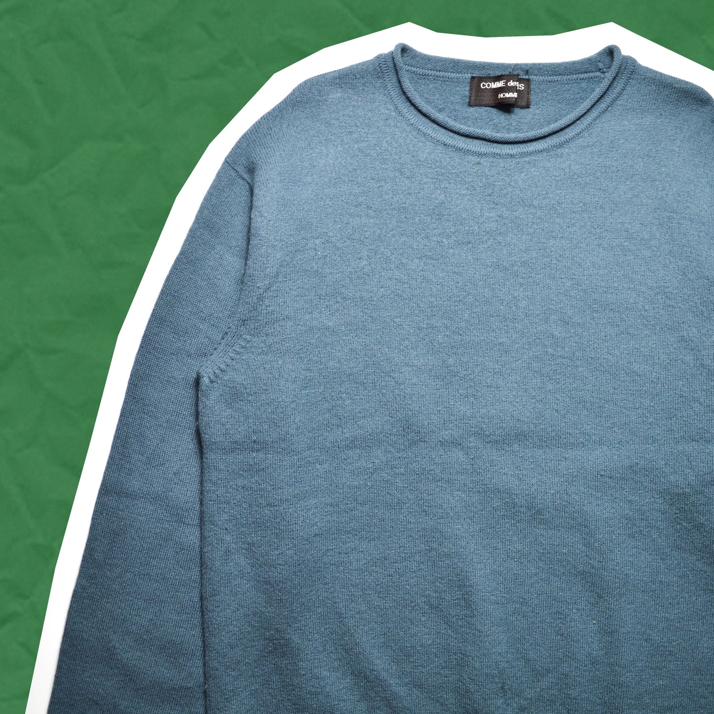 Comme Des Garçons Homme 1991 Teal Jumper (~M~)