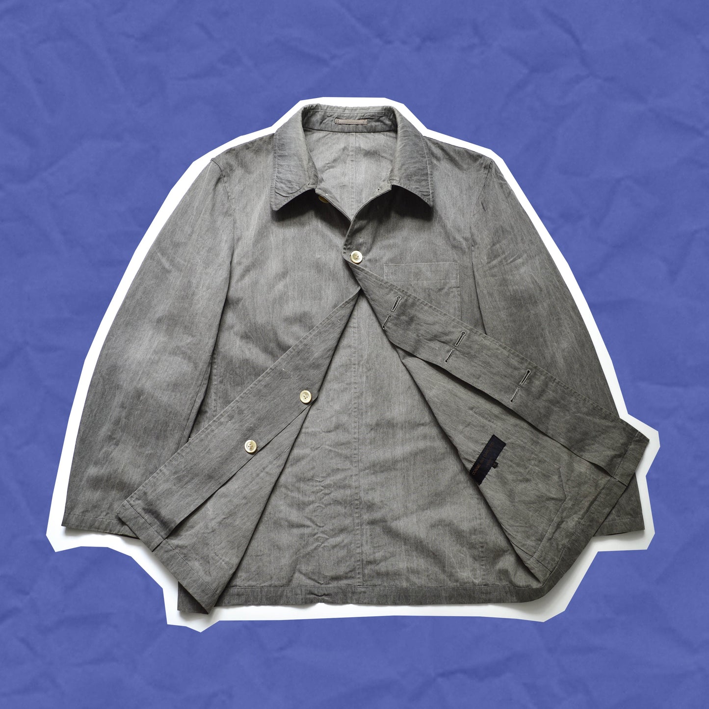 Comme Des Garçons Homme 1999 Slate Grey Shop Jacket (M~L)