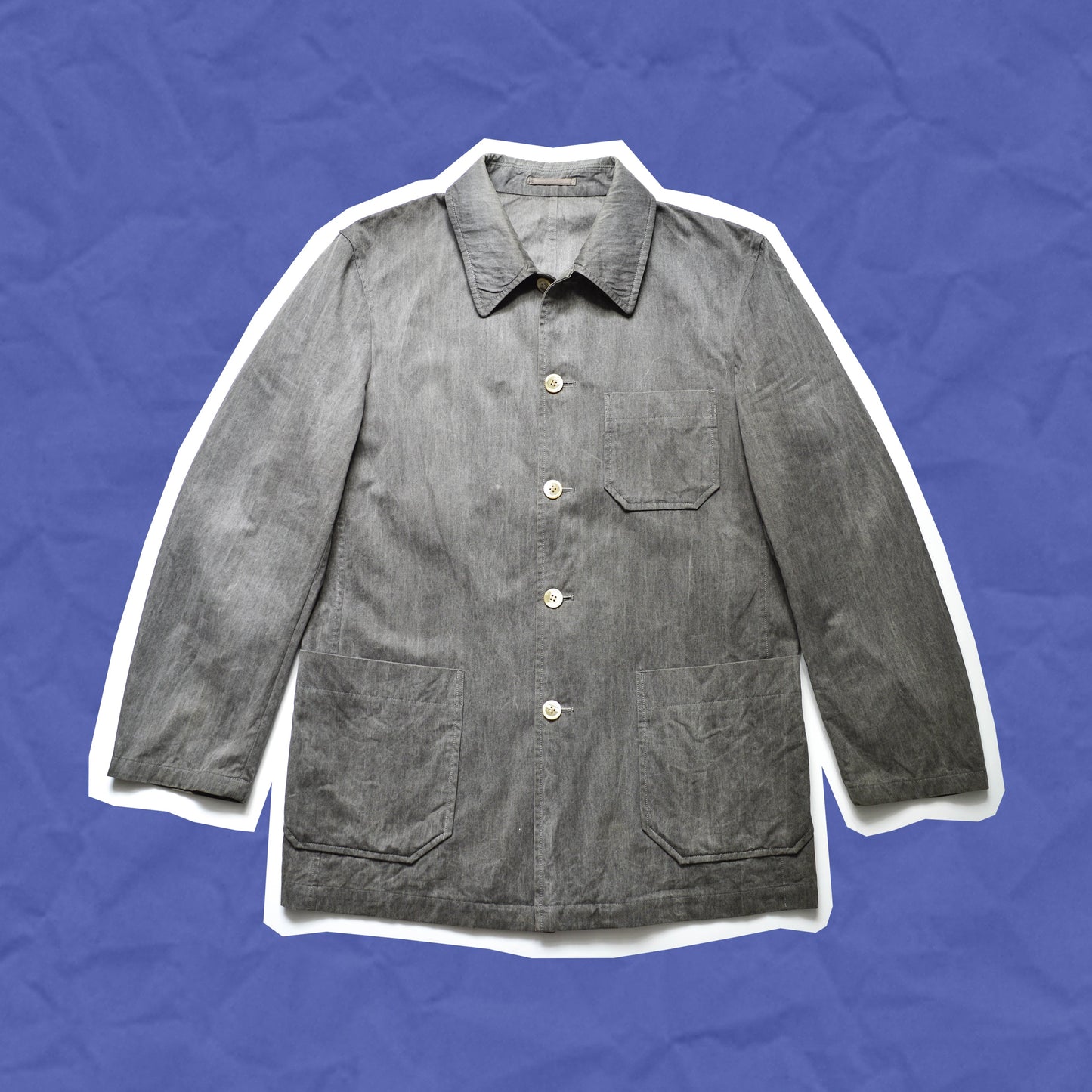 Comme Des Garçons Homme 1999 Slate Grey Shop Jacket (M~L)
