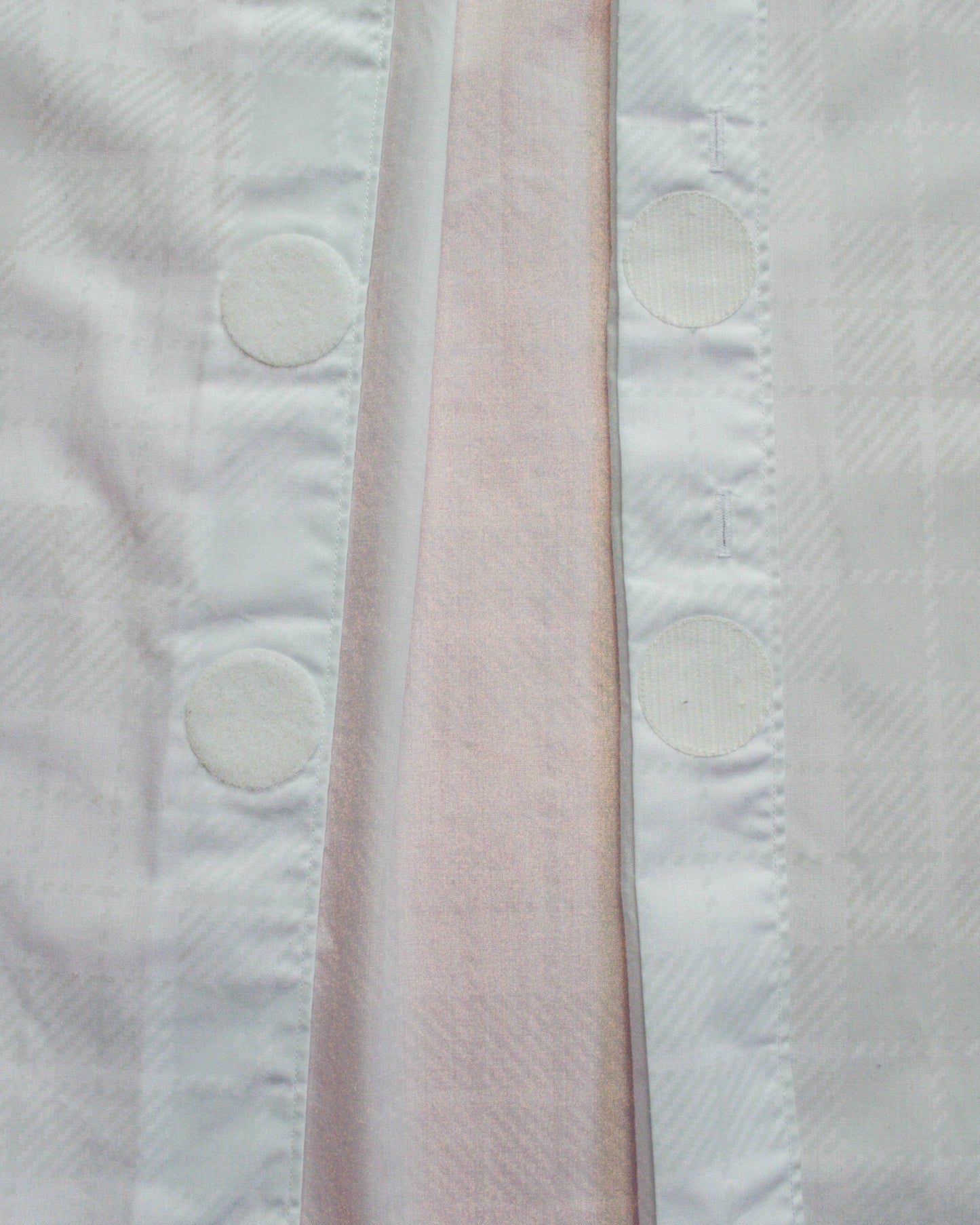 Comme Des Garçons Homme 2001 Subtle Tonal Plaid Velcro Closure Shirt (~L~)