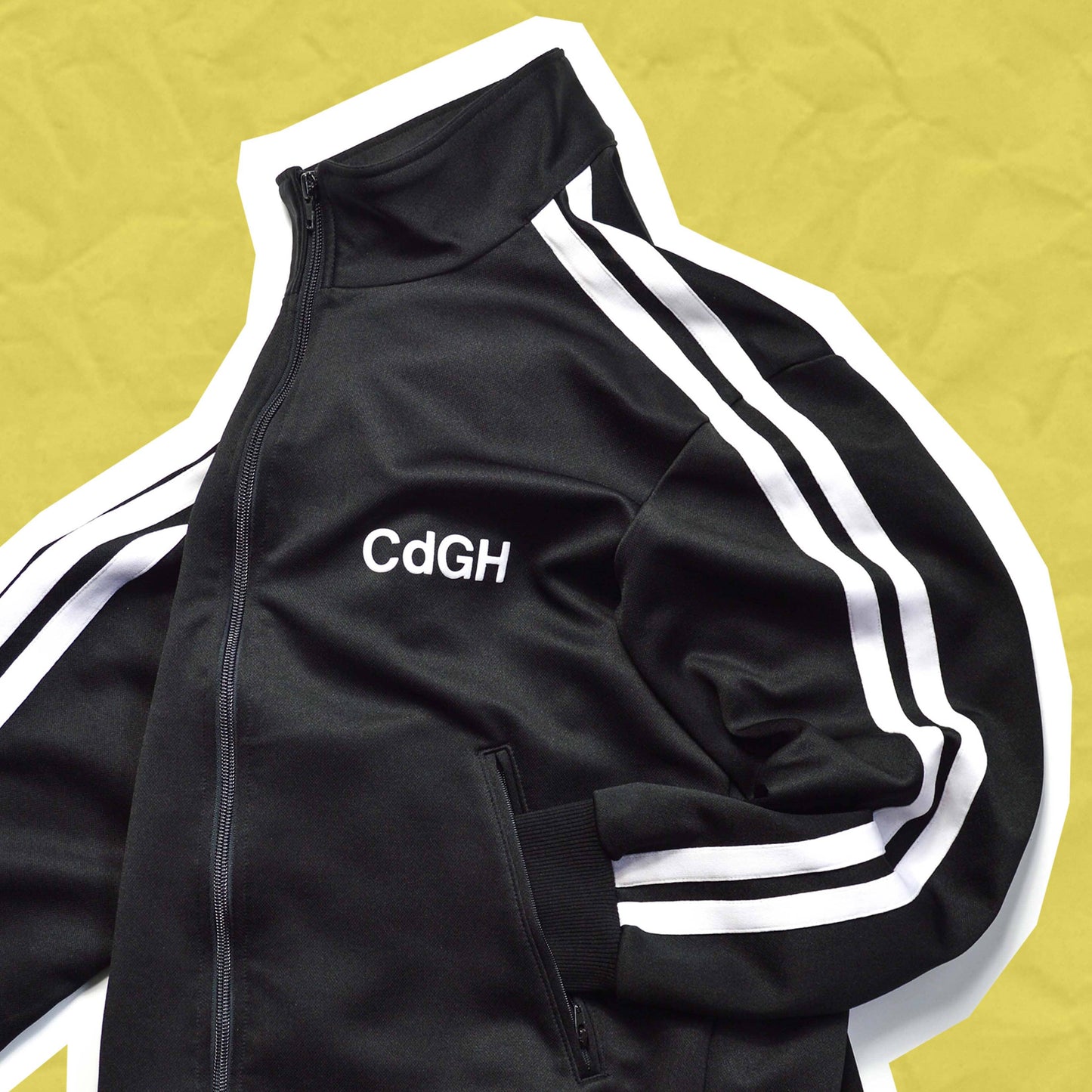 Comme Des Garçons Homme 2002 Striped Track Jacket (~M~)