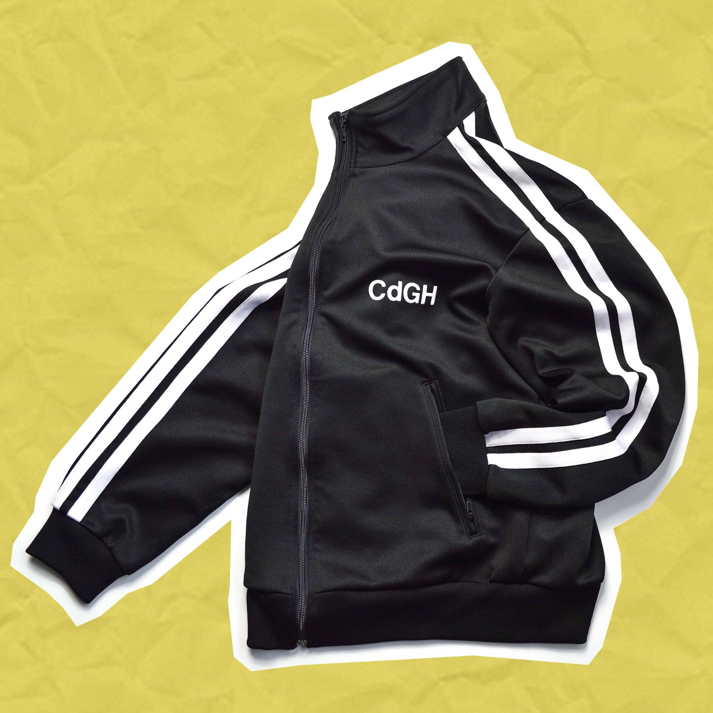 Comme Des Garçons Homme 2002 Striped Track Jacket (~M~)