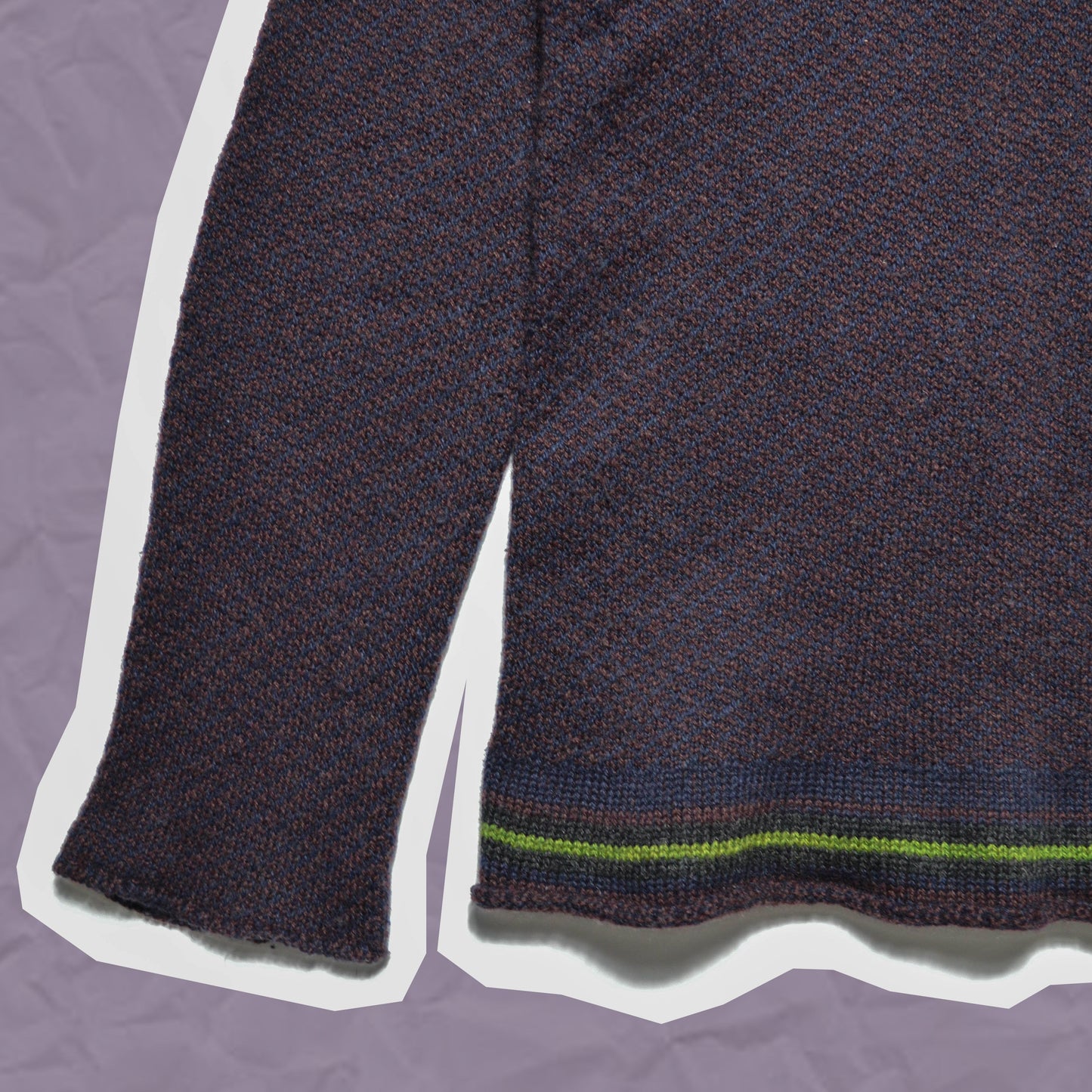 Comme Des Garçons Homme A/W 1997 Diagonal Striped Knit Jumper (~M~)