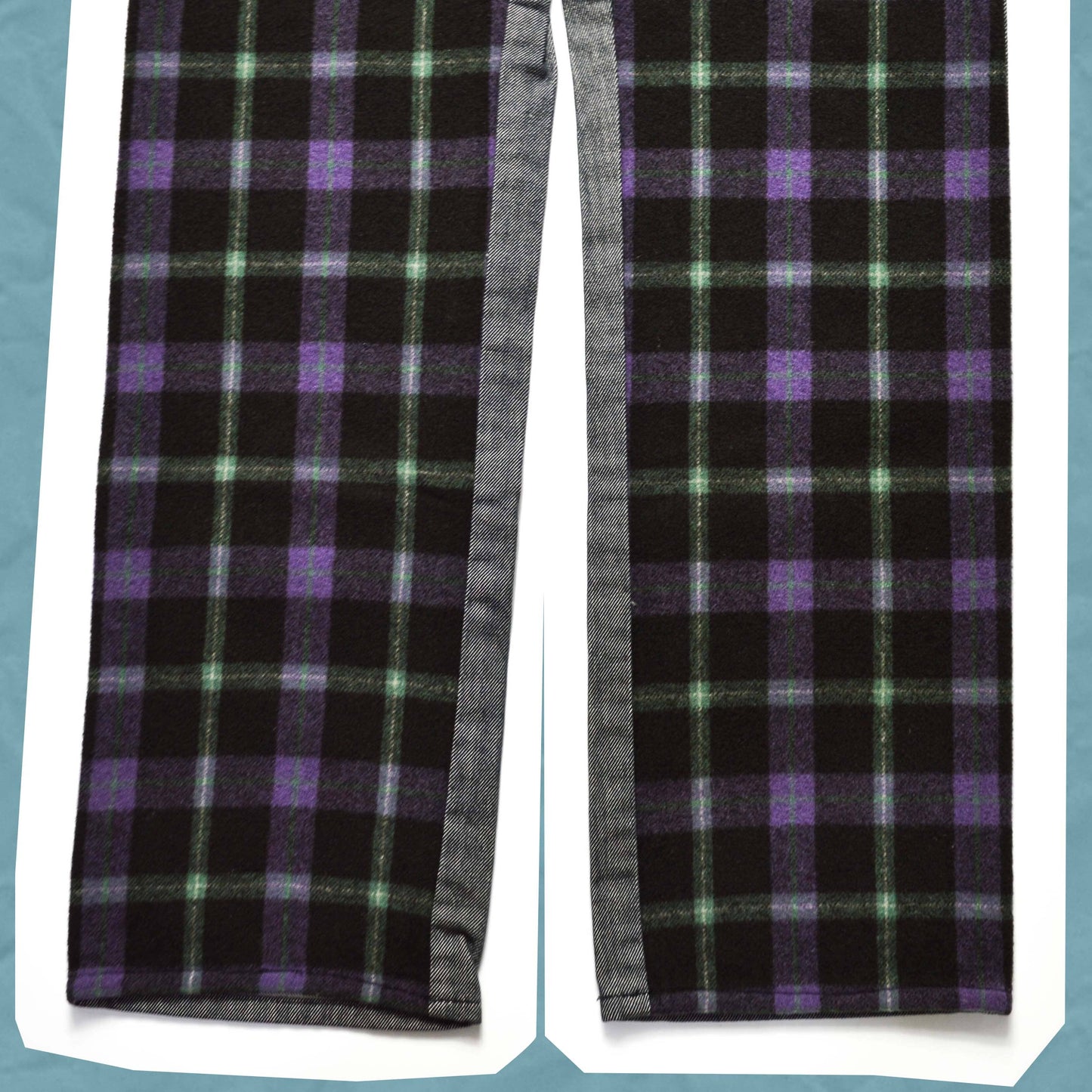 Comme Des Garçons Homme Plus 2000 Plaid Front Split Jeans (~32~)