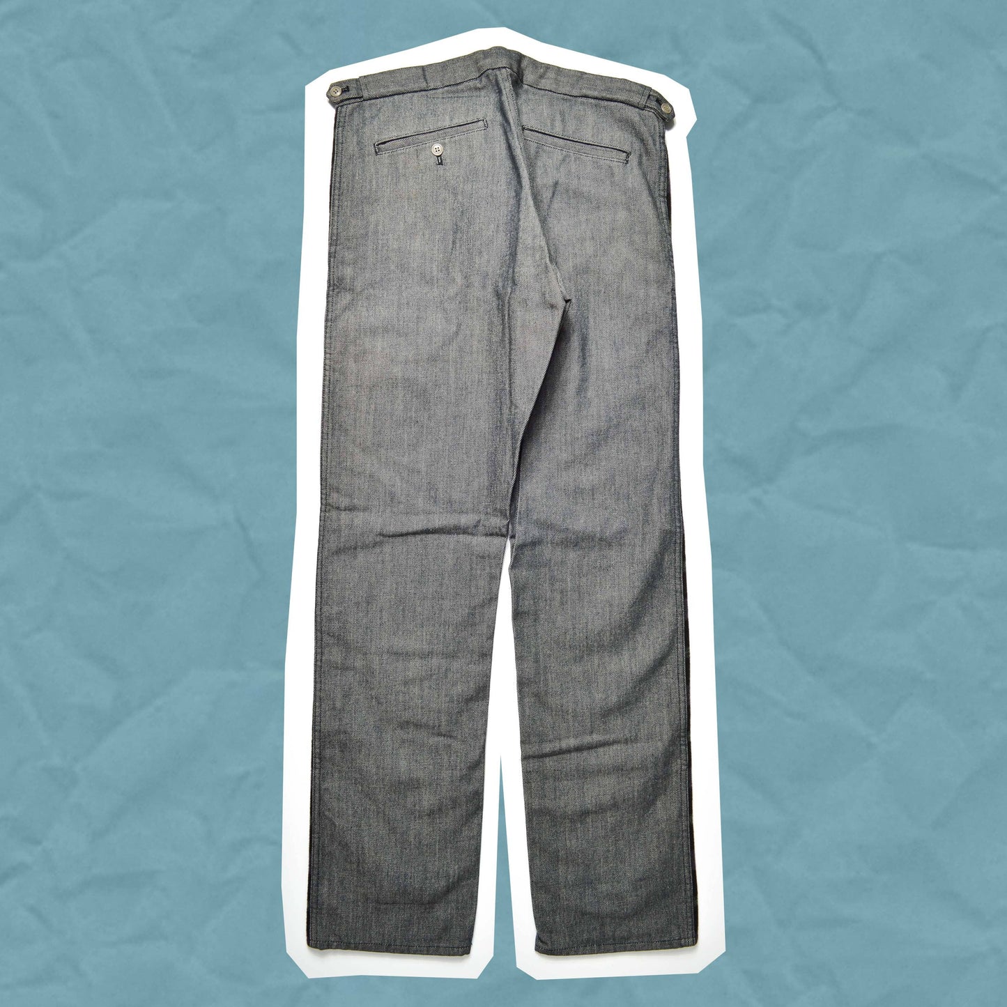 Comme Des Garçons Homme Plus 2000 Plaid Front Split Jeans (~32~)