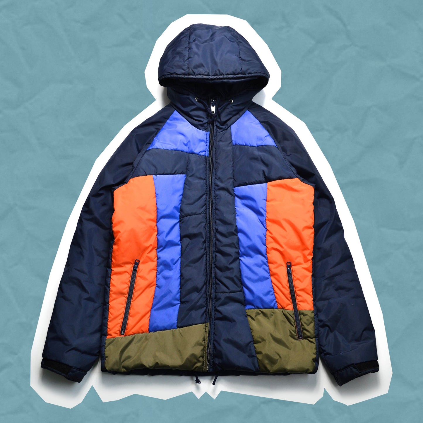 Comme Des Garçons Shirt F/W 09 Colour Blocked/ Panelled Puffer Jacket (~M~)