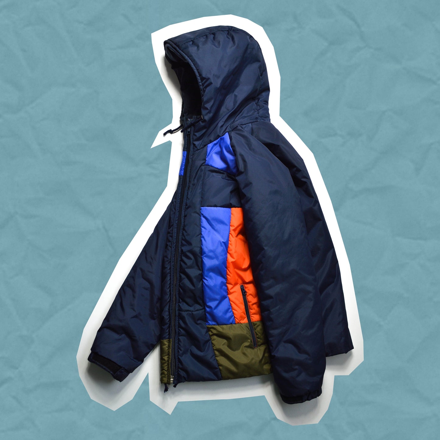 Comme Des Garçons Shirt F/W 09 Colour Blocked/ Panelled Puffer Jacket (~M~)