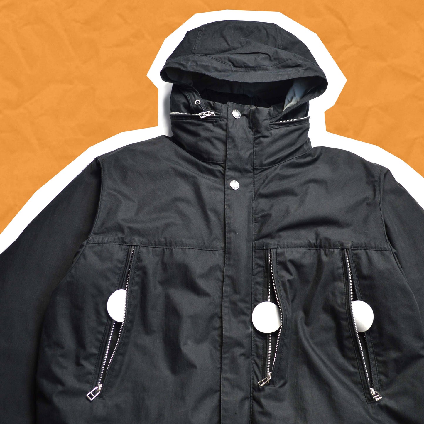C.P. Company A/W 2004 2in1 Triple Compartment Asymmetrical Jacket (M~L)