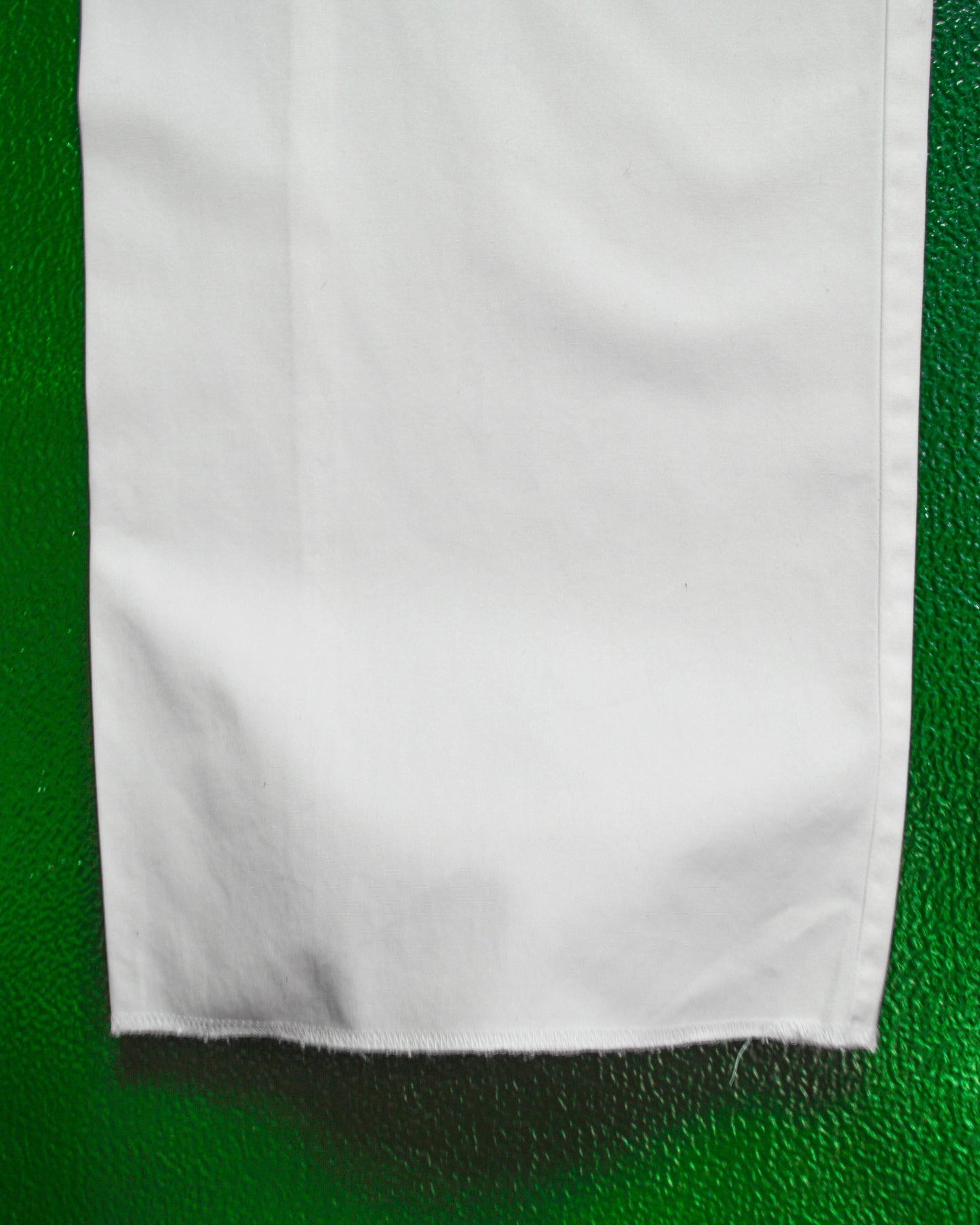 Dirk Bikkembergs Asymmetrical Wrap Around Zipper White Trousers (32~33)