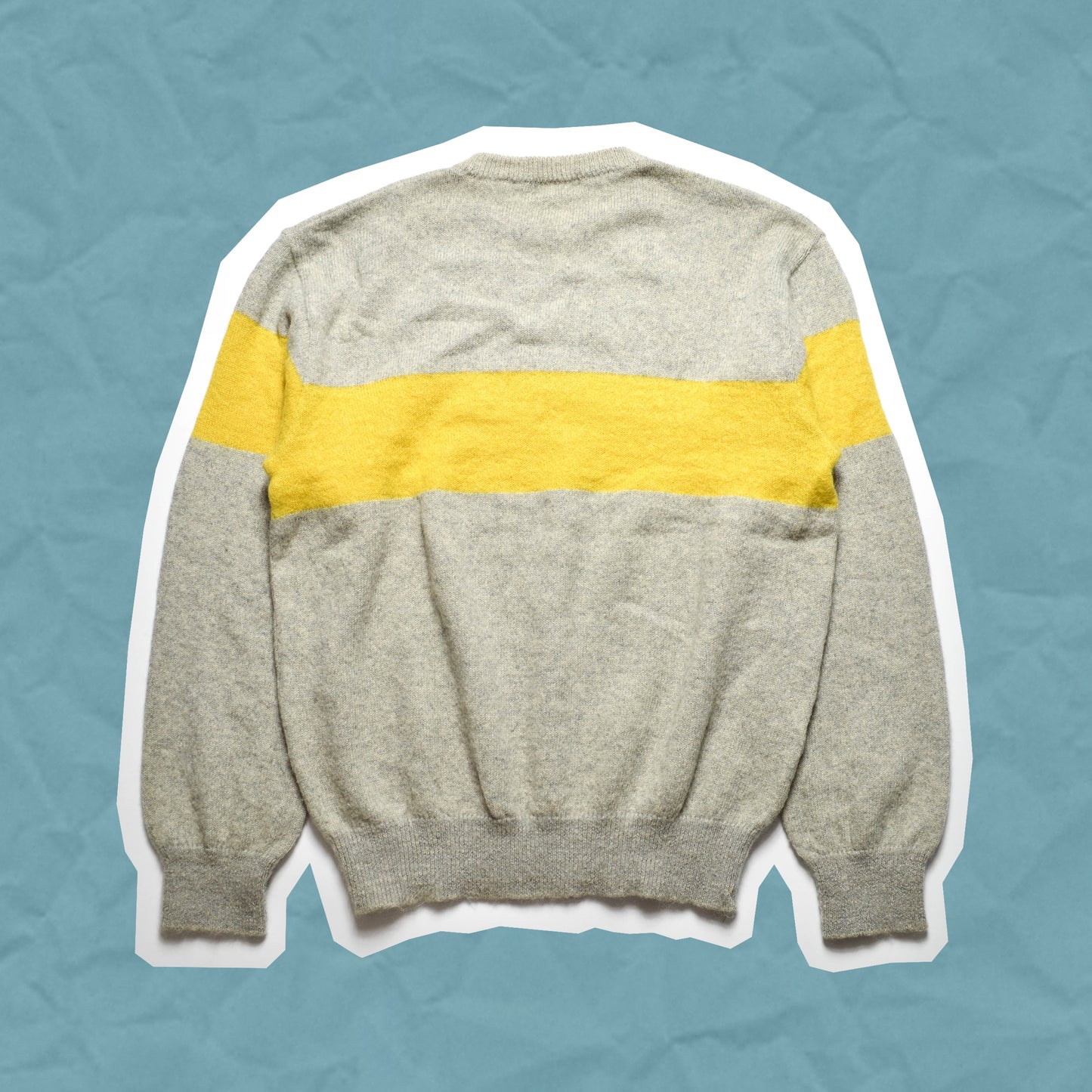 GOODENOUGH Yellow Stripe Knit Sweater (M~L)