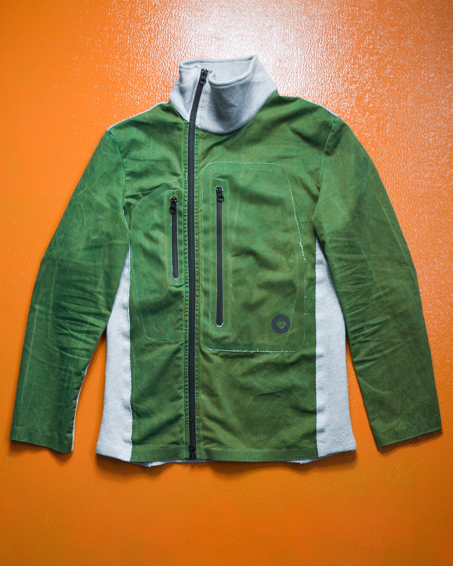 Griffin Asymmetrical Hybrid Grey Green Jacket (~S~)