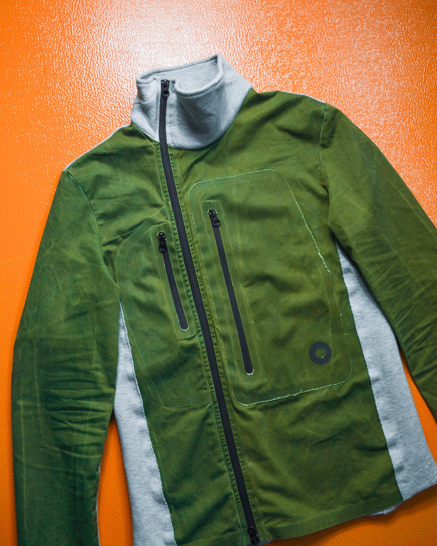 Griffin Asymmetrical Hybrid Grey Green Jacket (~S~)