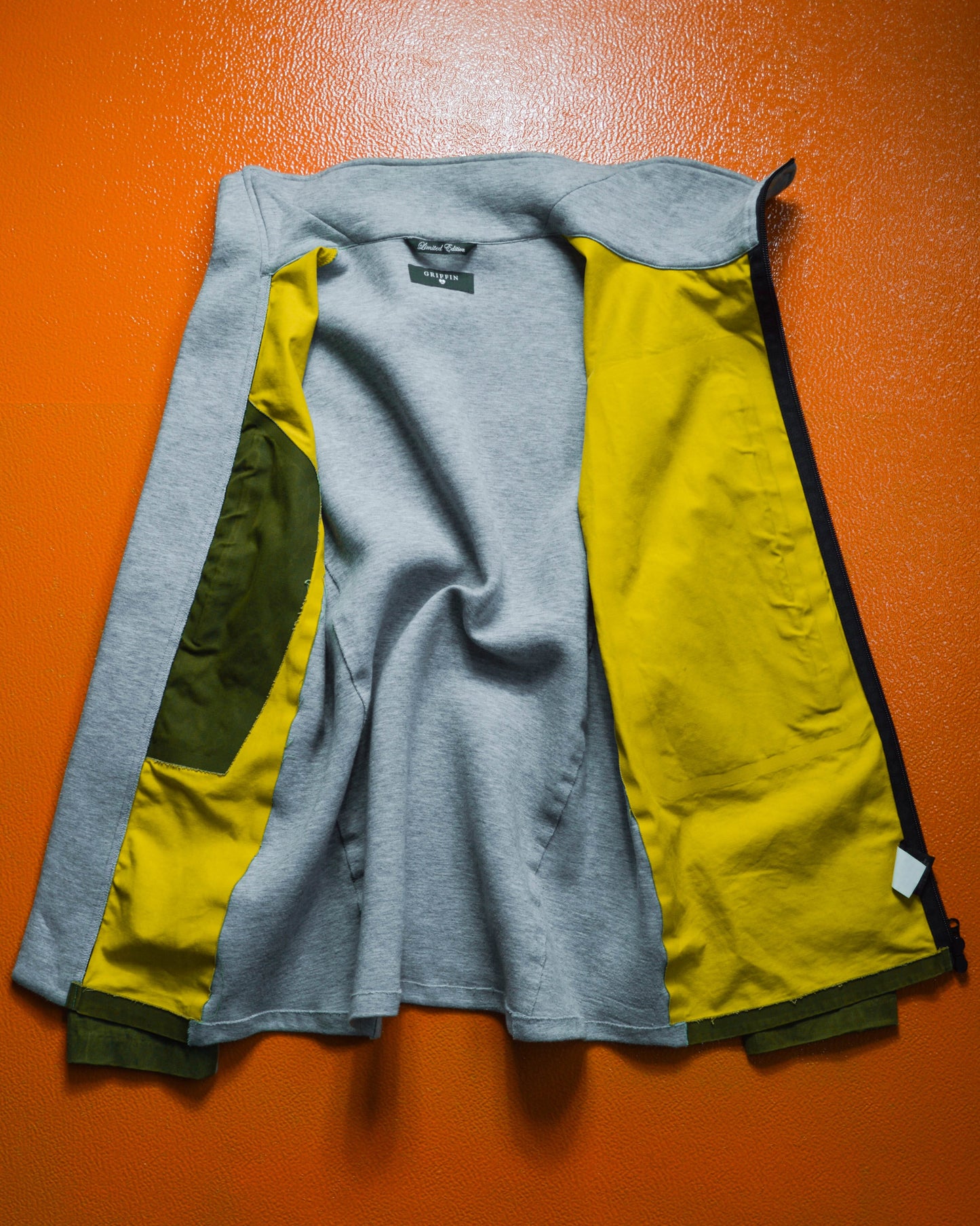 Griffin Asymmetrical Hybrid Grey Green Jacket (~S~)