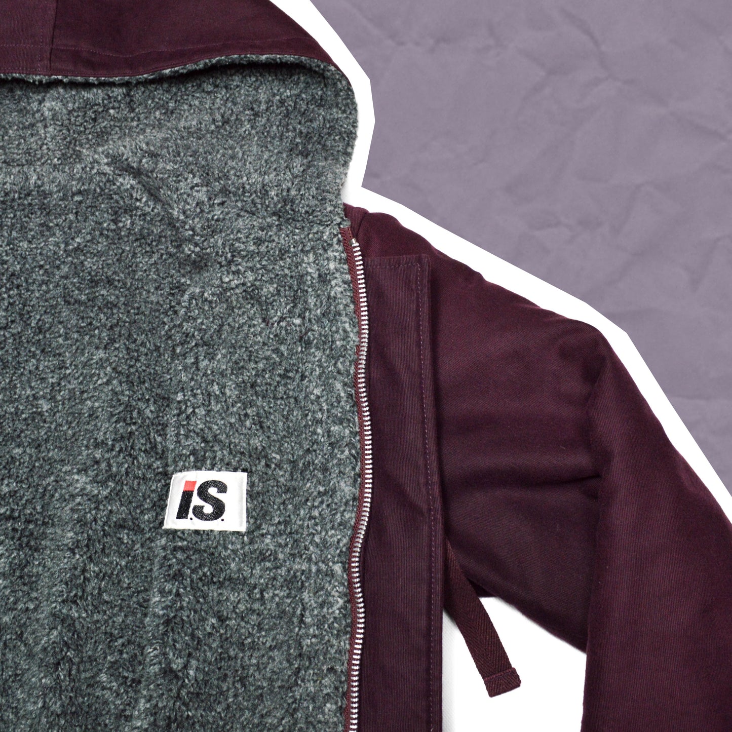 Issey Miyake 80's D-ring Fastening Sherpa Lined Jacket (~M~)