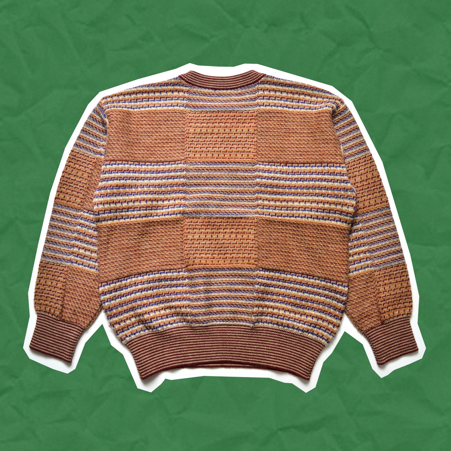 Issey Miyake Multi Pattern Grid Knit