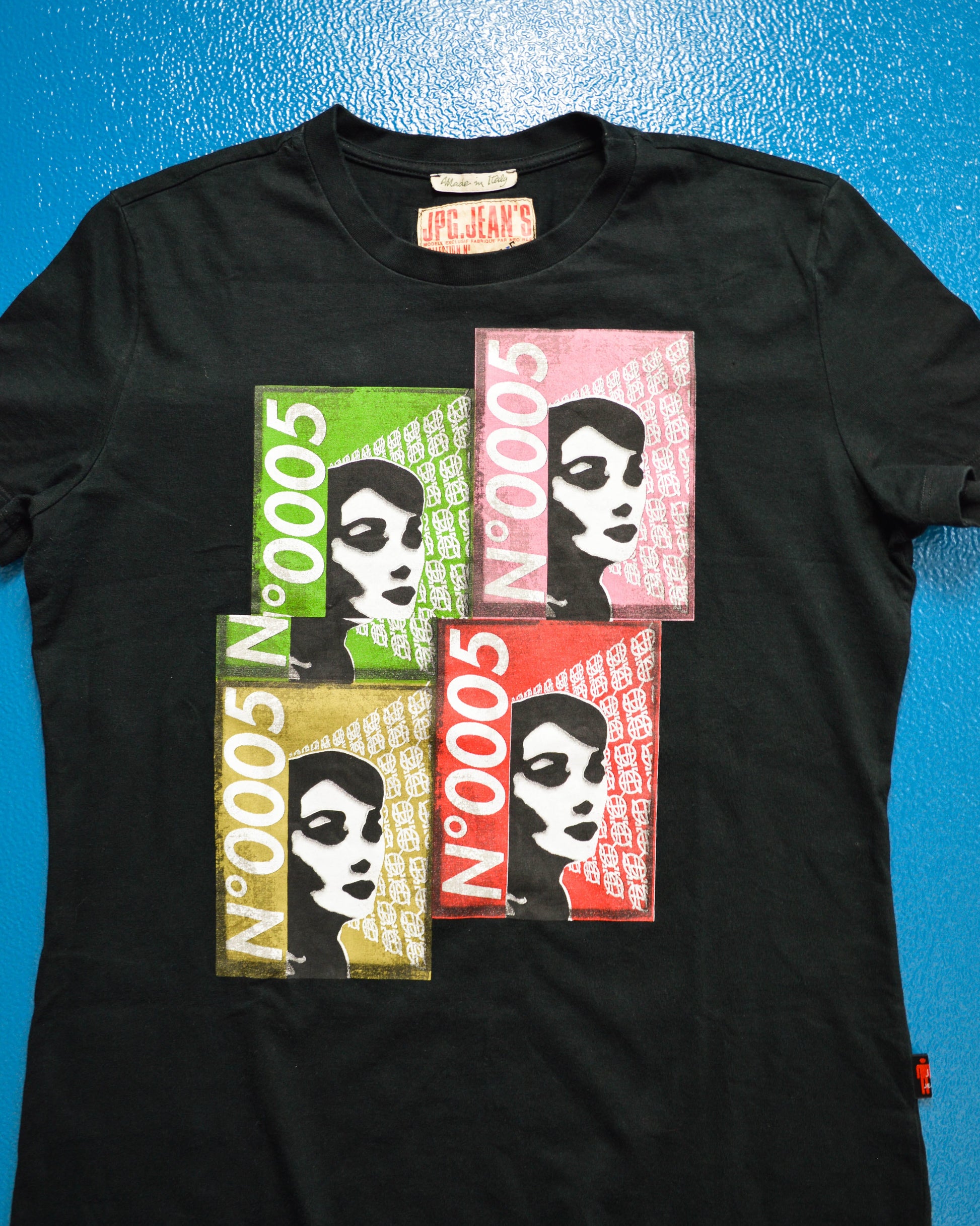 Jean Paul Gaultier Faces Billboard Black T-shirt (L)