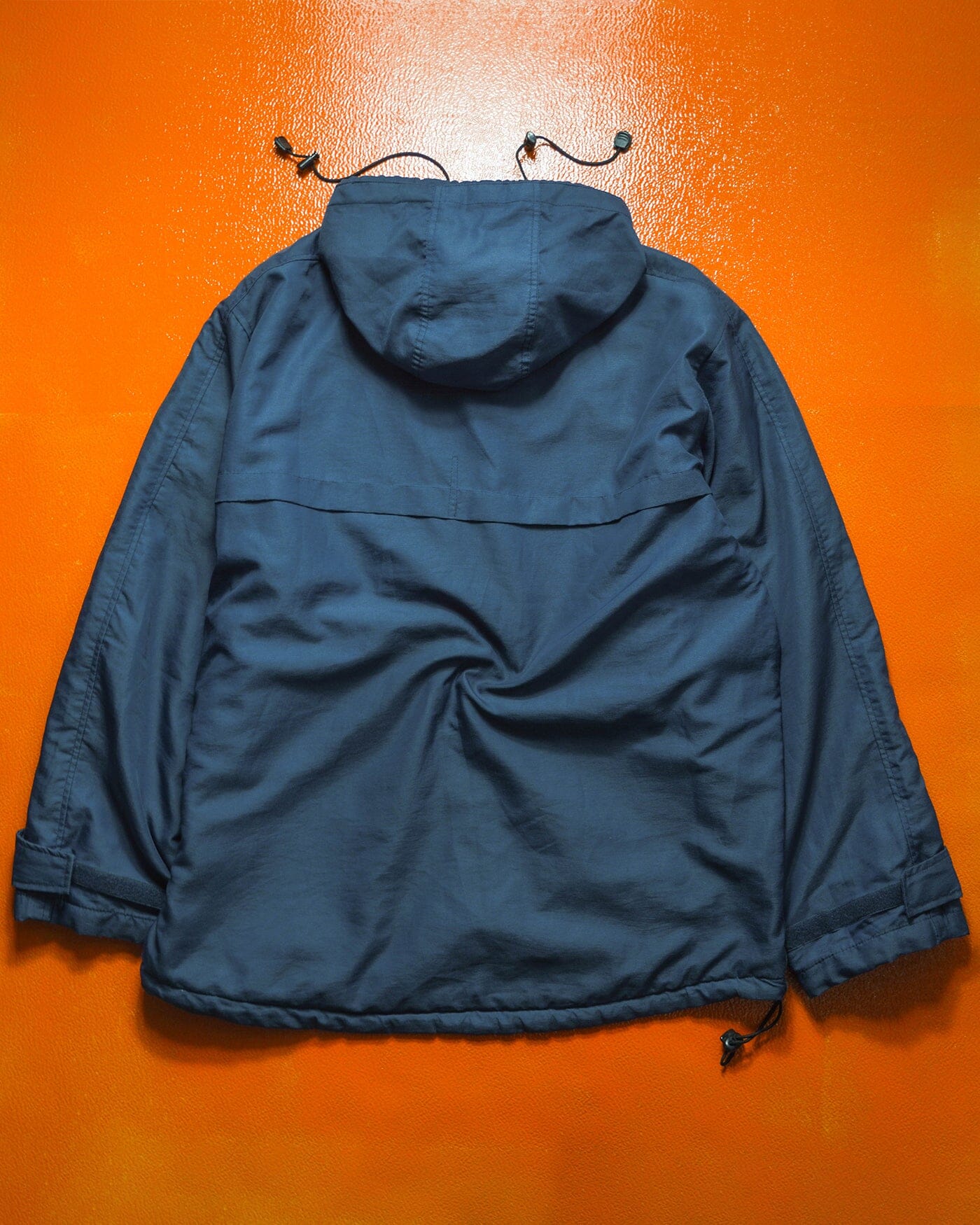 Levi's All Duty Steel Navy Asymmetrical Woven Anorak / Quarterzip Pullover Jacket (L)