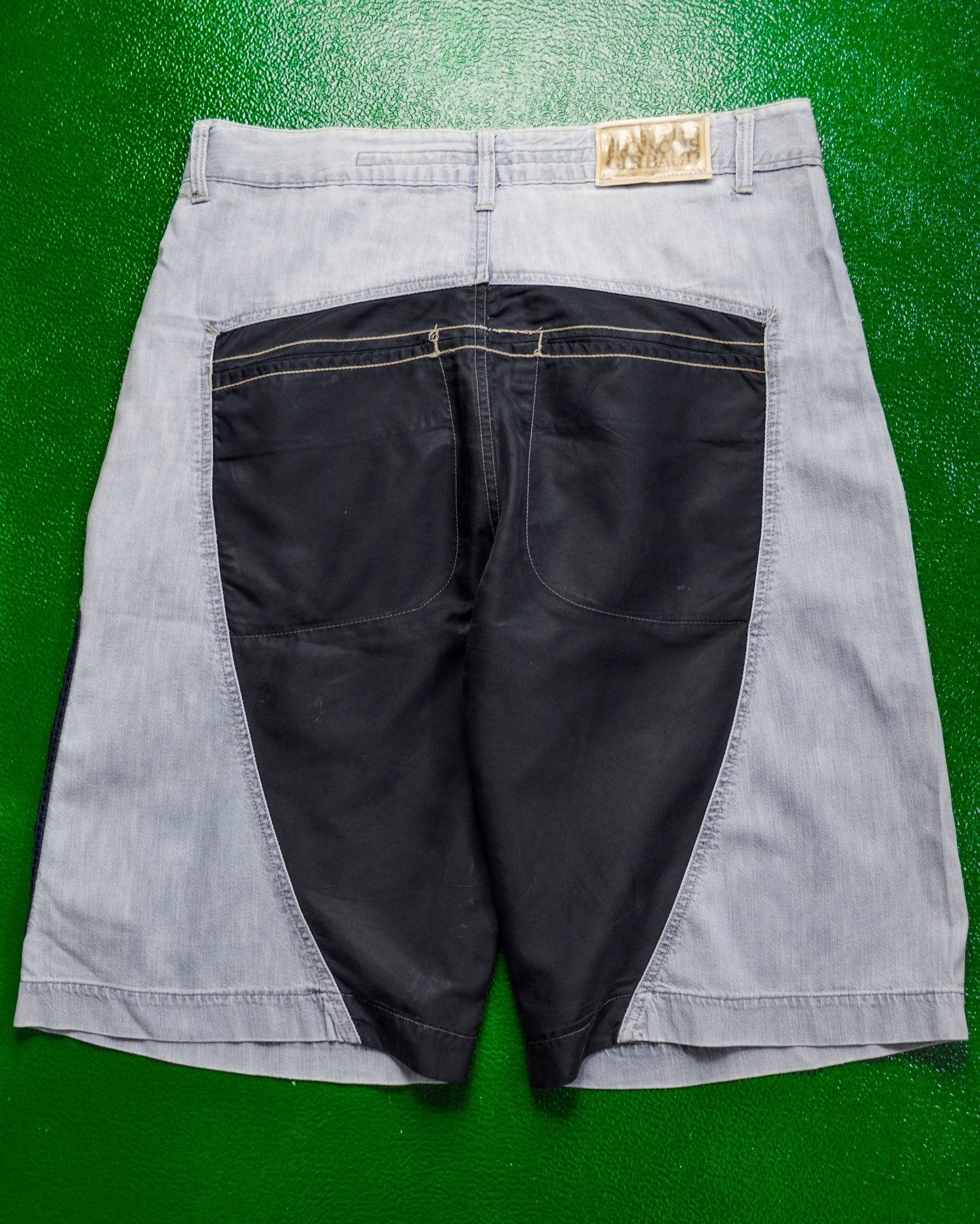 Marithe Francois Girbaud 90s Panelled Jorts / Denim Shorts (32~34)