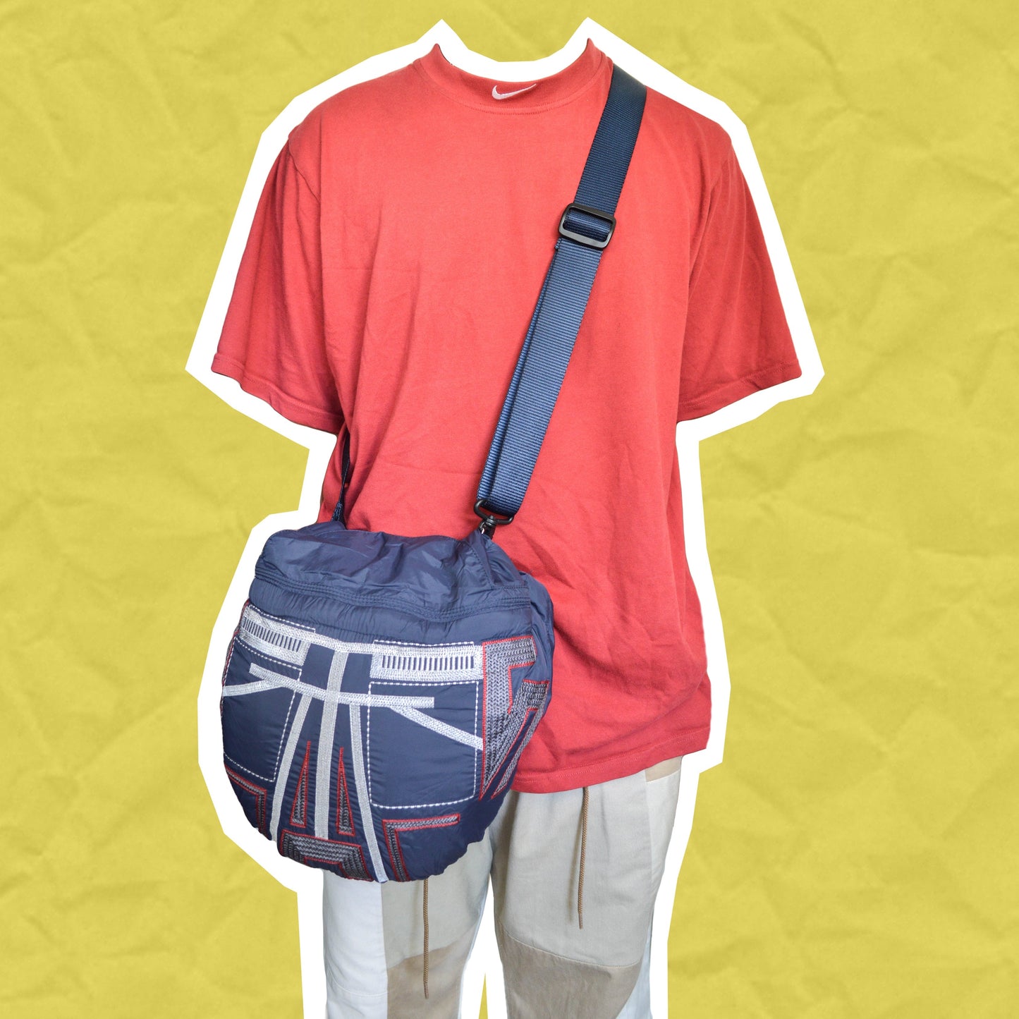 Marithe Francois Girbaud Convertible Sling Over Puffer Jacket (~M~)