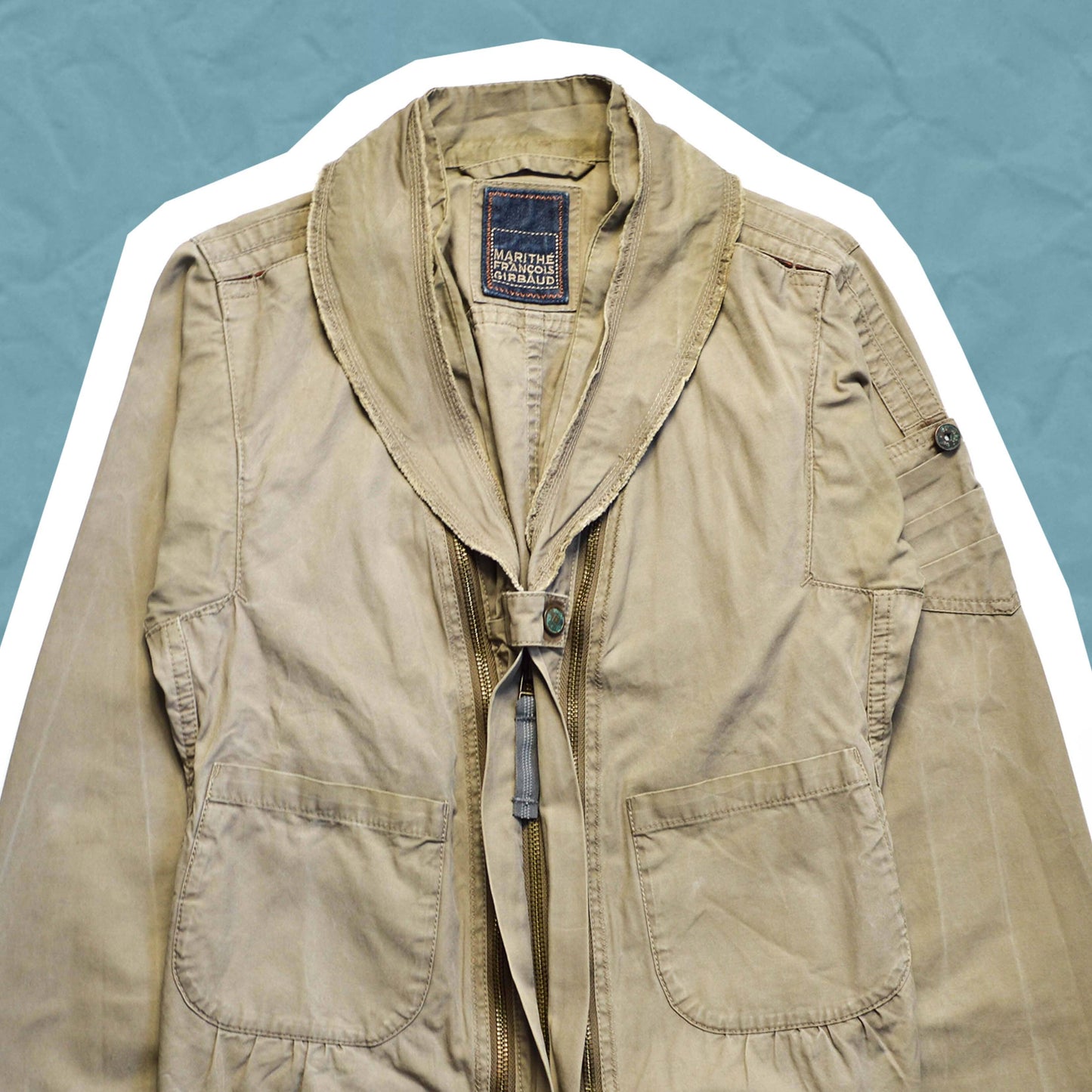Marithe Francois Girbaud Marithe Francois Girbaud Butterfly Zip Up Jacket (S)